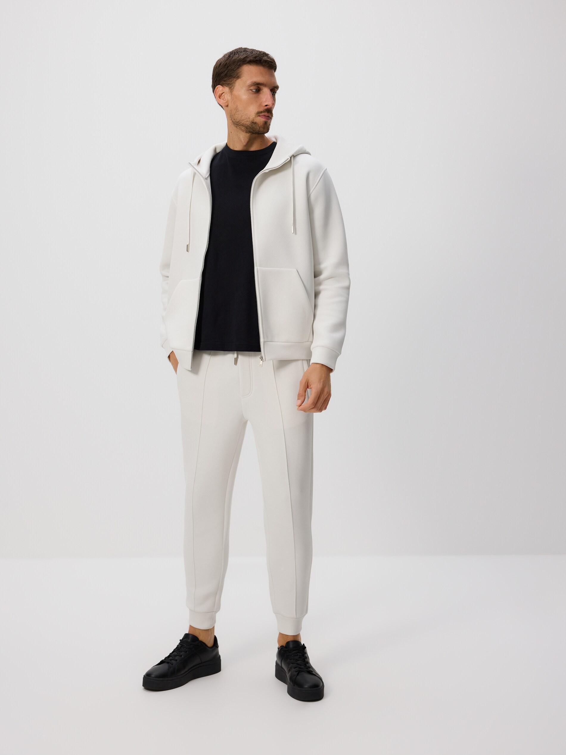 CREAM Regular fit hoodie, Ivory, medium