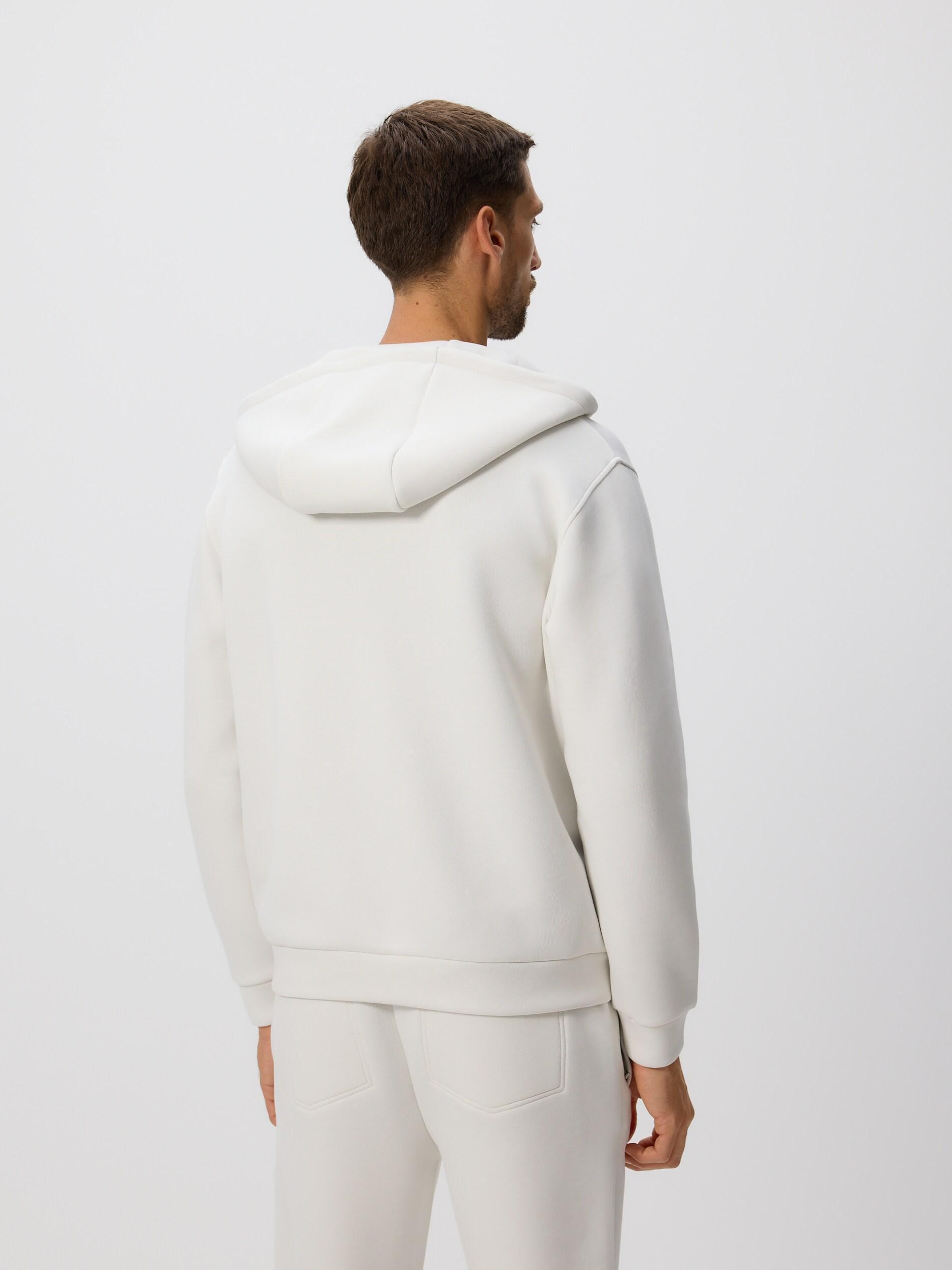 CREAM Regular fit hoodie, Ivory, large image number 3
