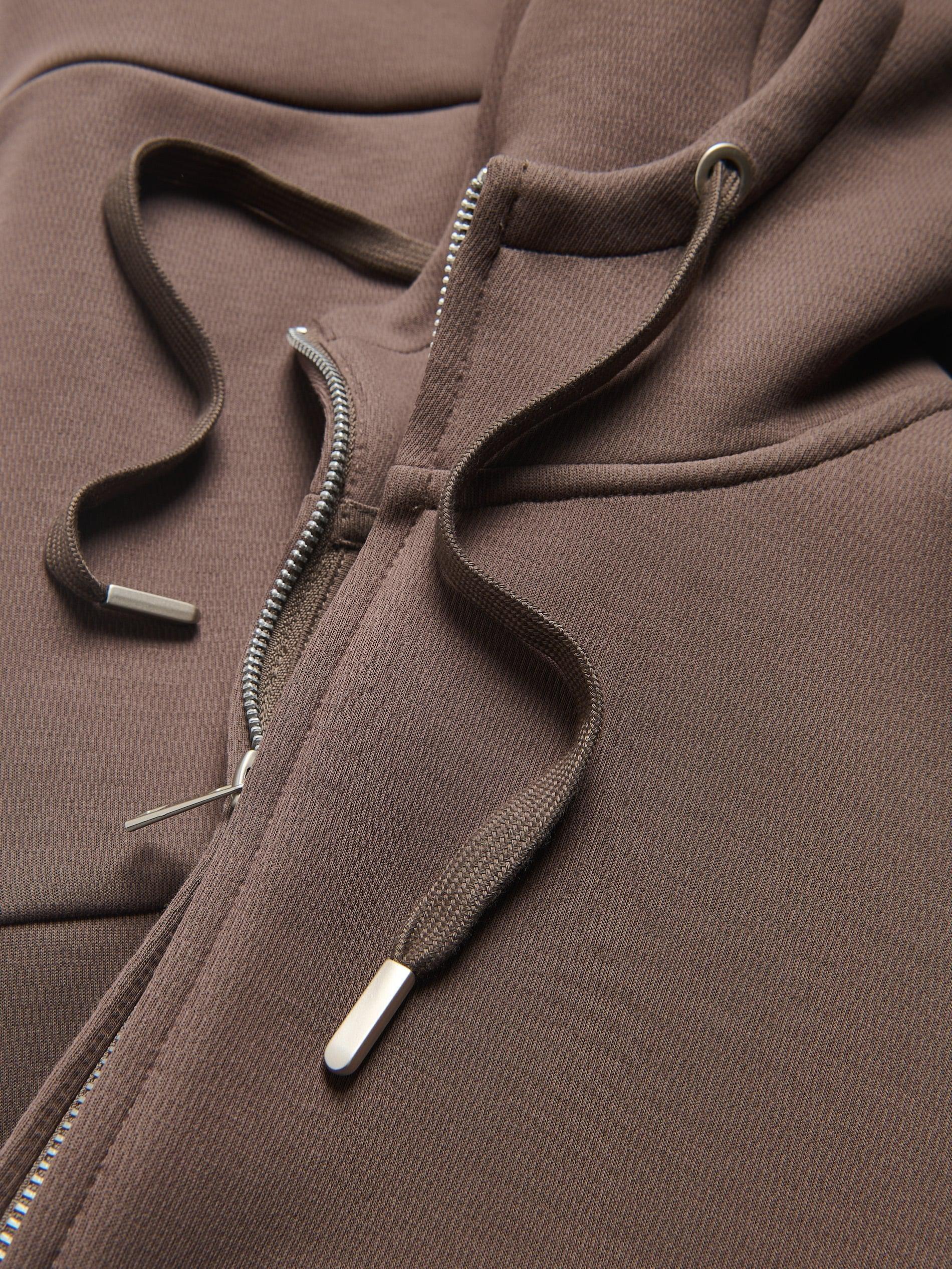 Beige Regular Fit Hoodie, , large image number 5