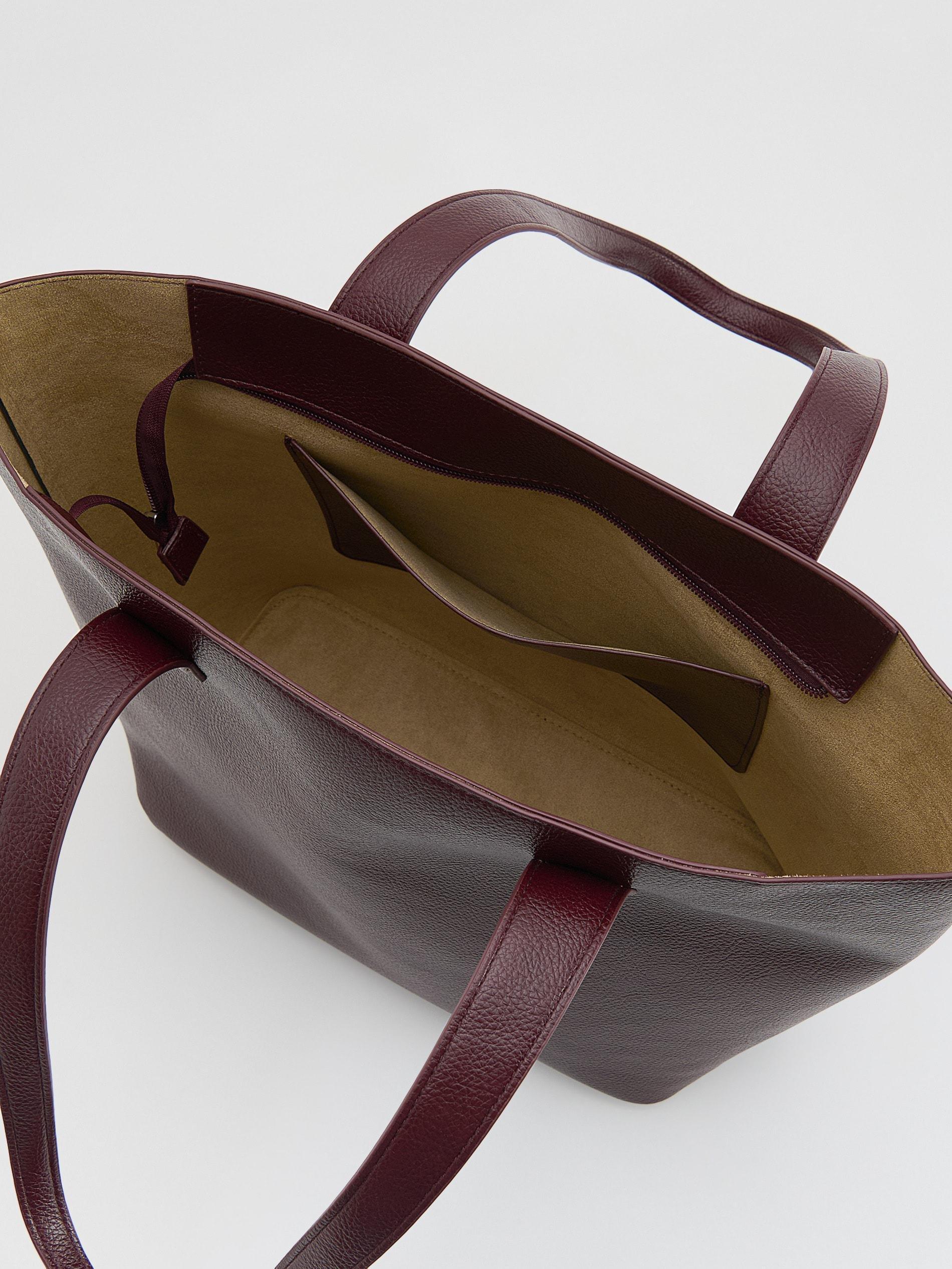 Maroon Shopper Bag, Burgundy, large image number 2