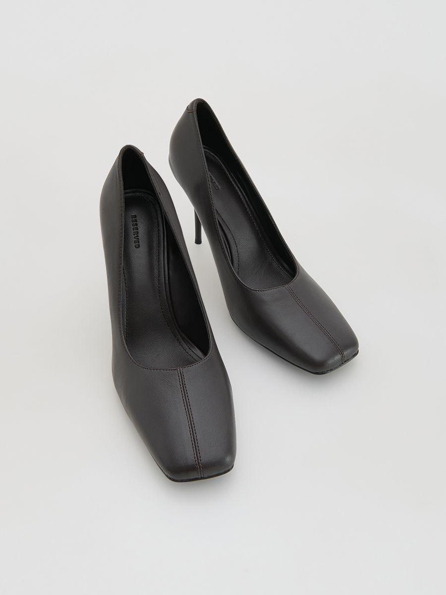 Brown Pumps, Brown, large image number 1