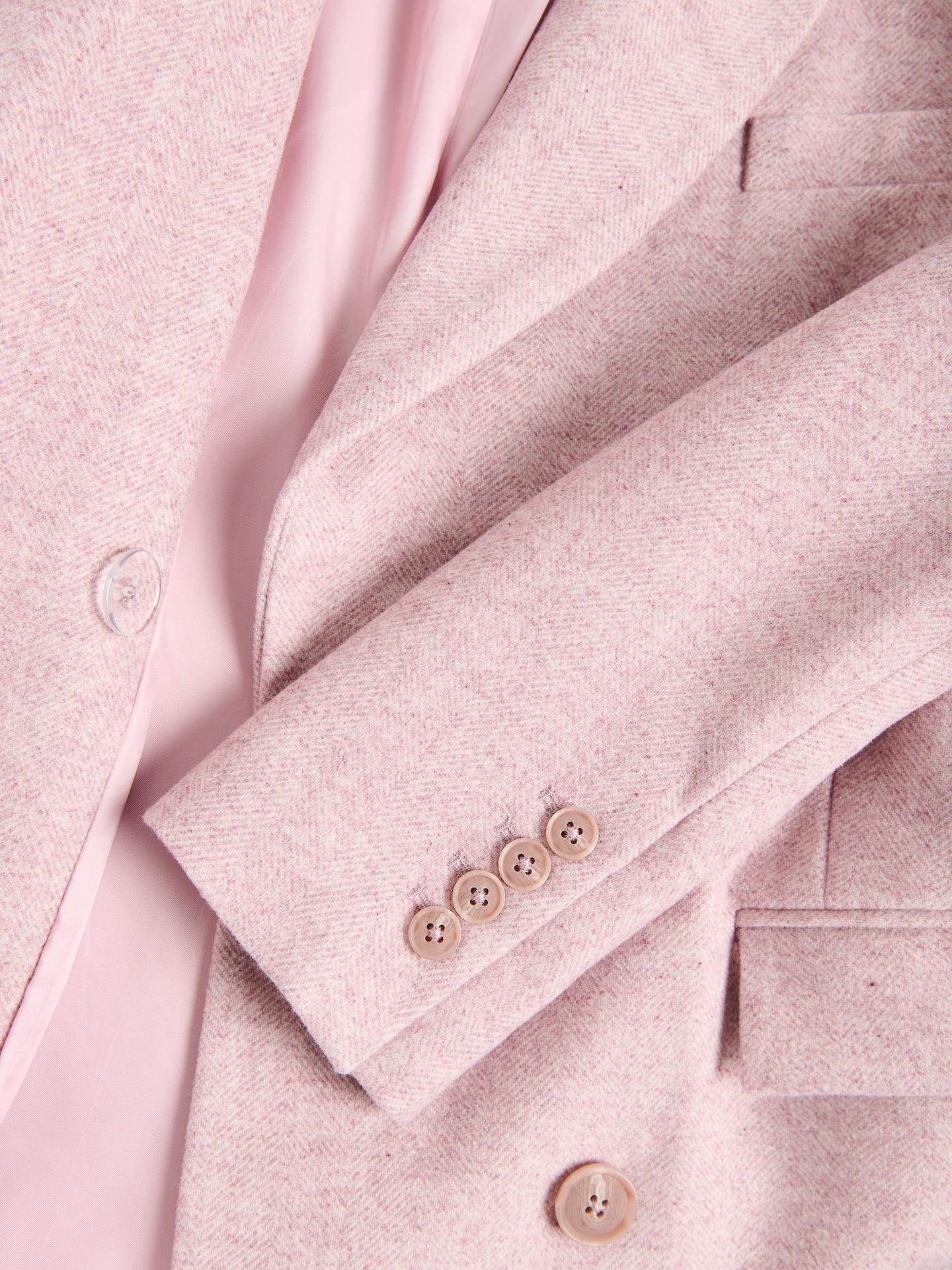 Pink Blazer With Wool Blend, Pink, large image number 5