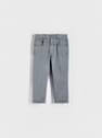 Reserved - light grey Elastic regular trousers