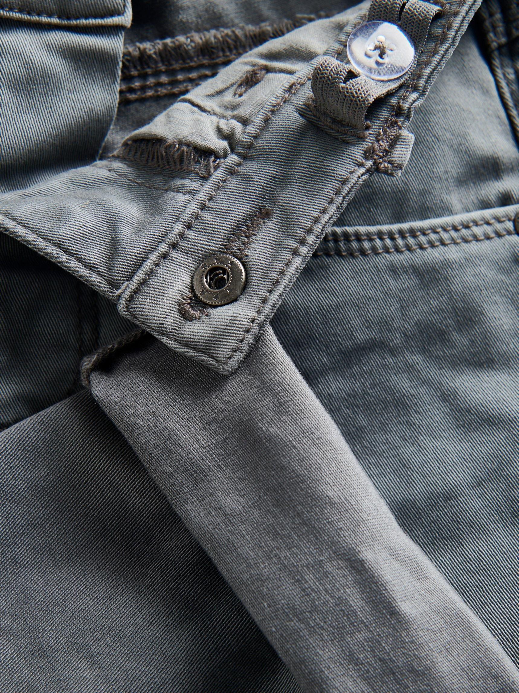 Reserved - Grey Elastic Regular Trousers, Kids Boys