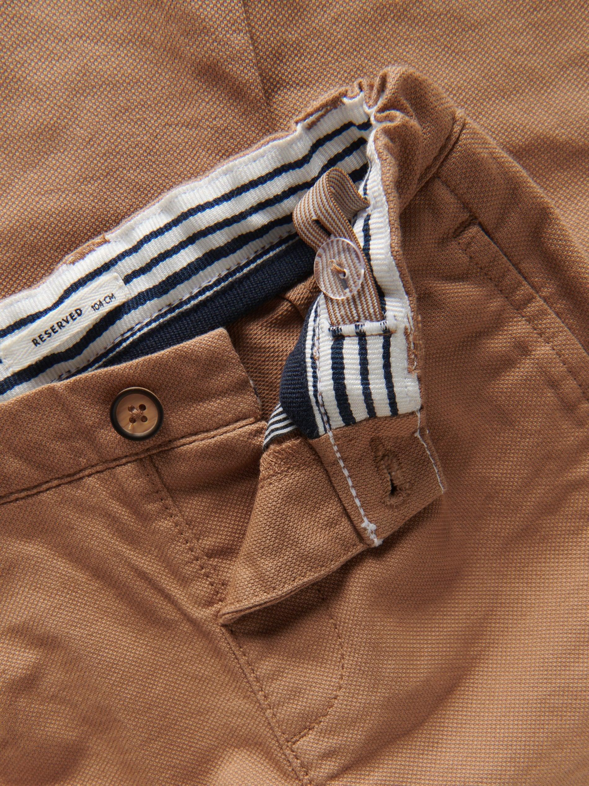 Brown Chino Pants With Suspenders, Kids Boys, , large image number 5