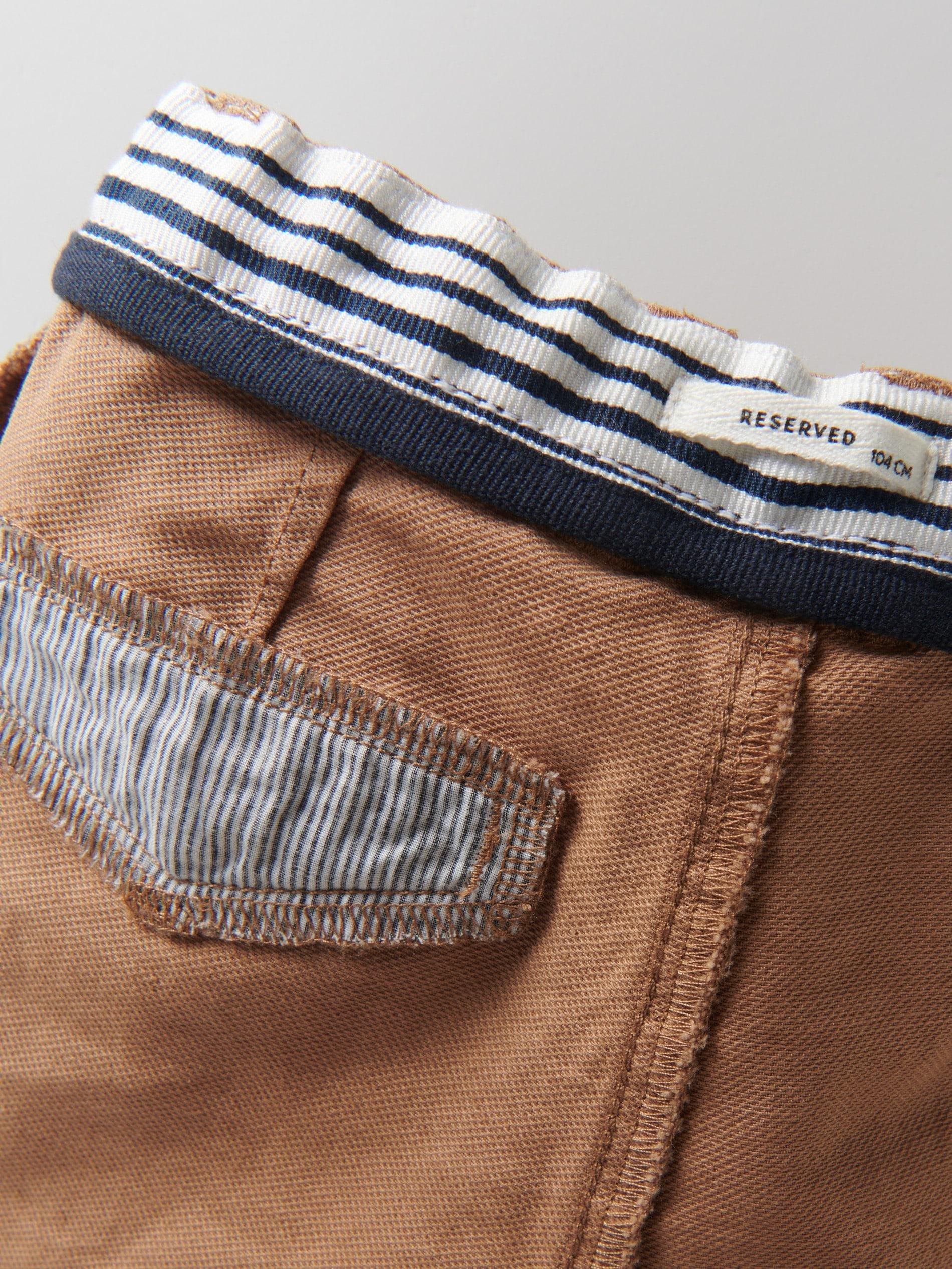 Brown Chino Pants With Suspenders, Kids Boys, , large image number 6