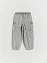Reserved - Grey Relaxed Trousers, Kids Boys