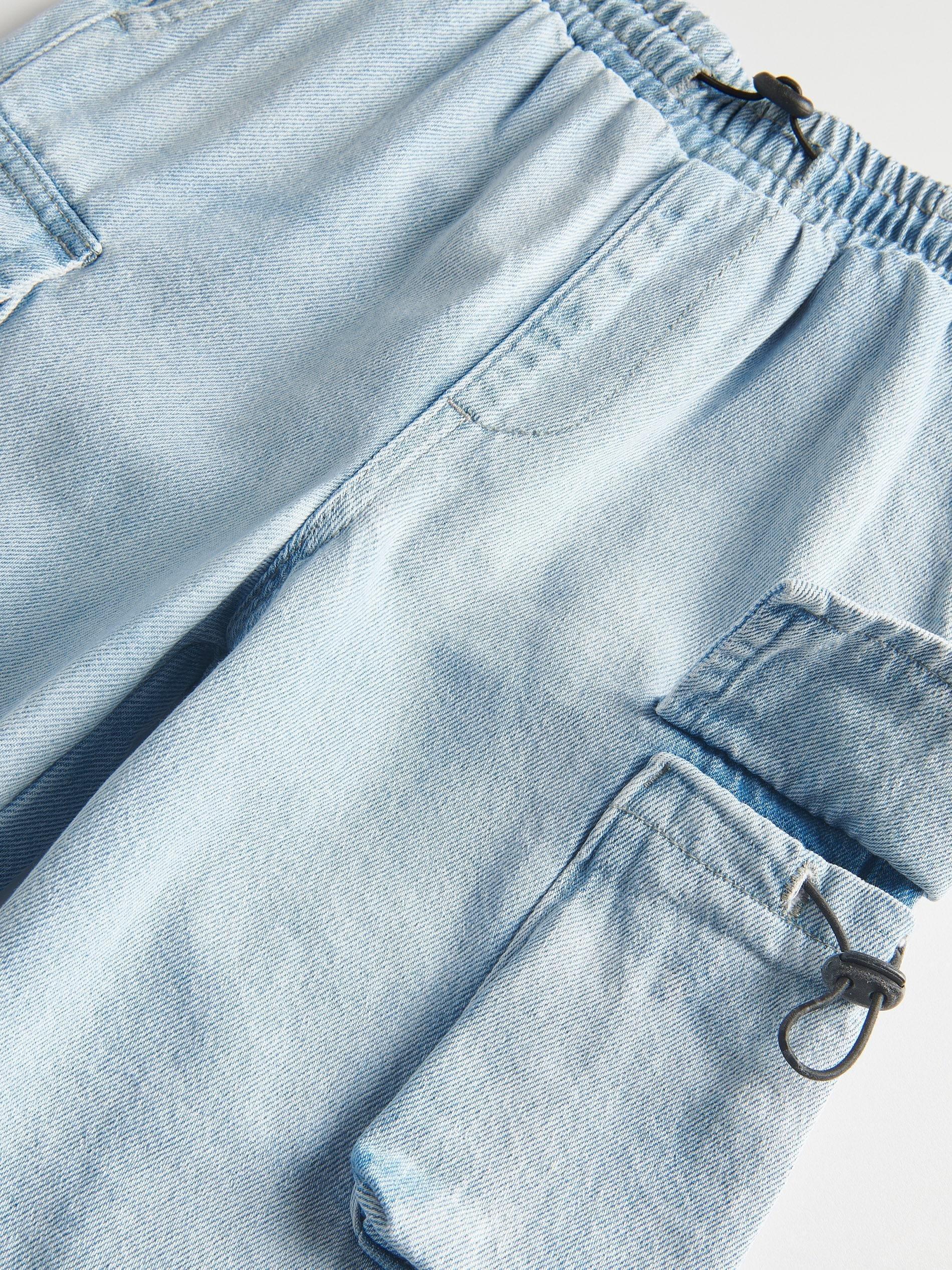 Reserved - Blue Relaxed Trousers, Kids Boys