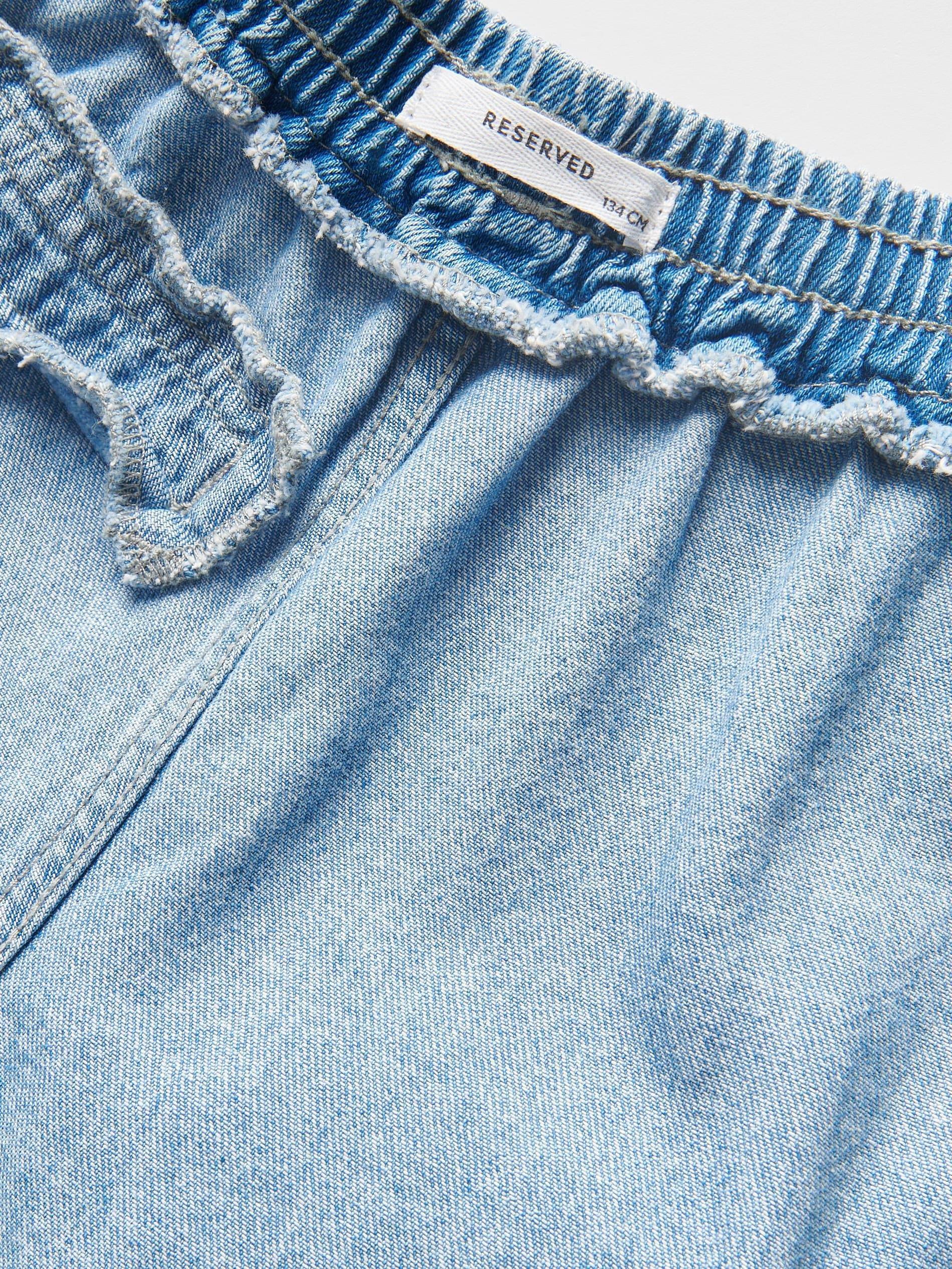Blue Relaxed Trousers, Kids Boys, , large image number 7