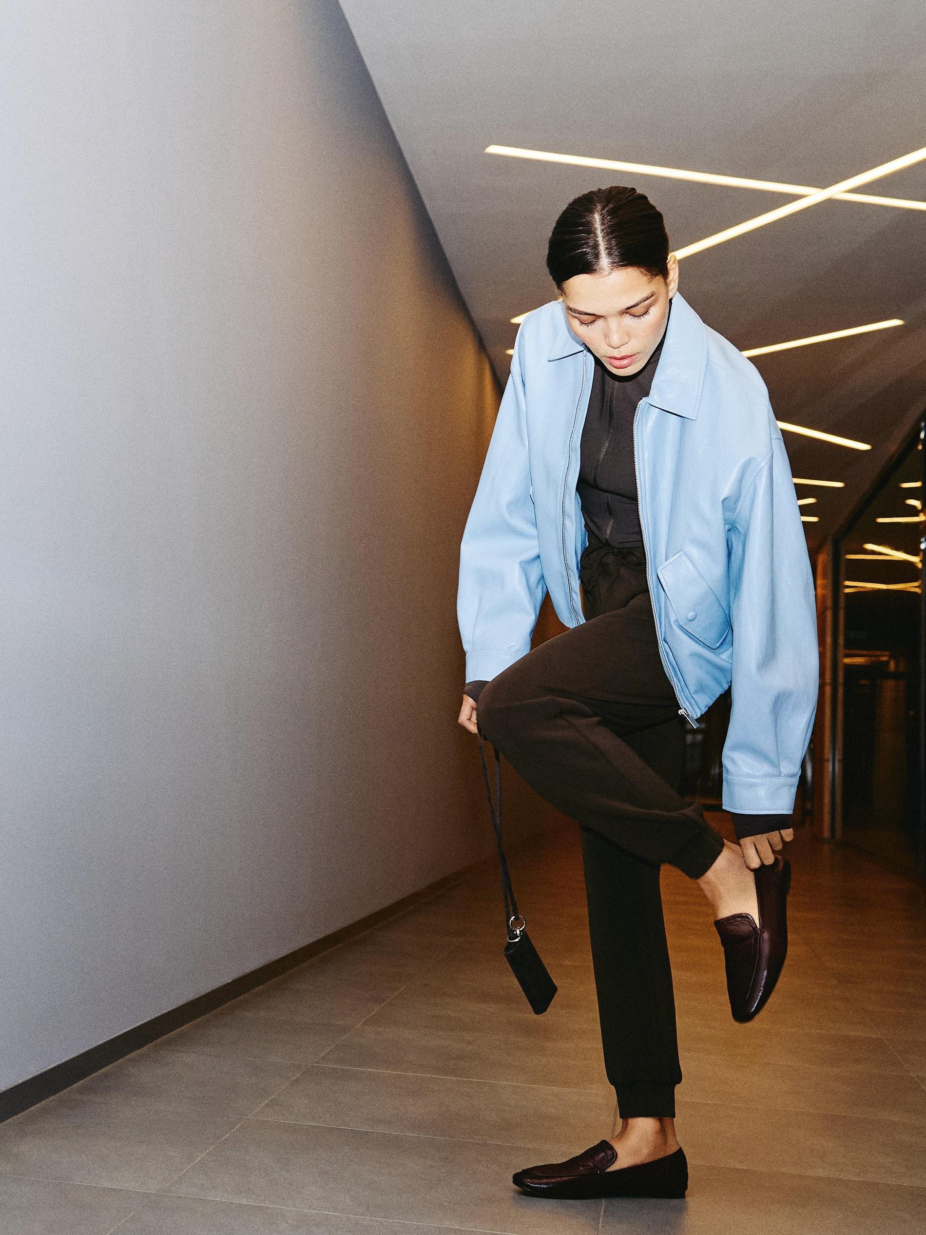 Brown Zip Sweatshirt, Brown, large image number 6