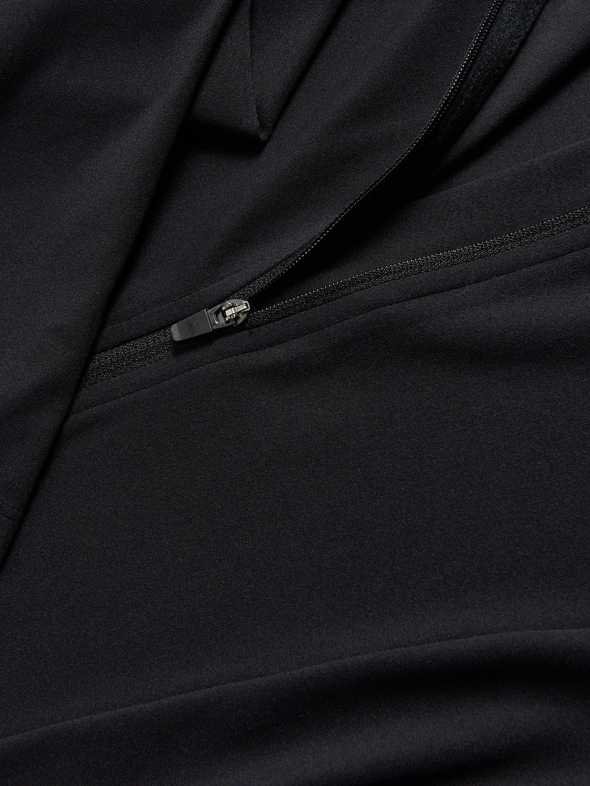 Black Zip Sweatshirt, Black, large image number 5