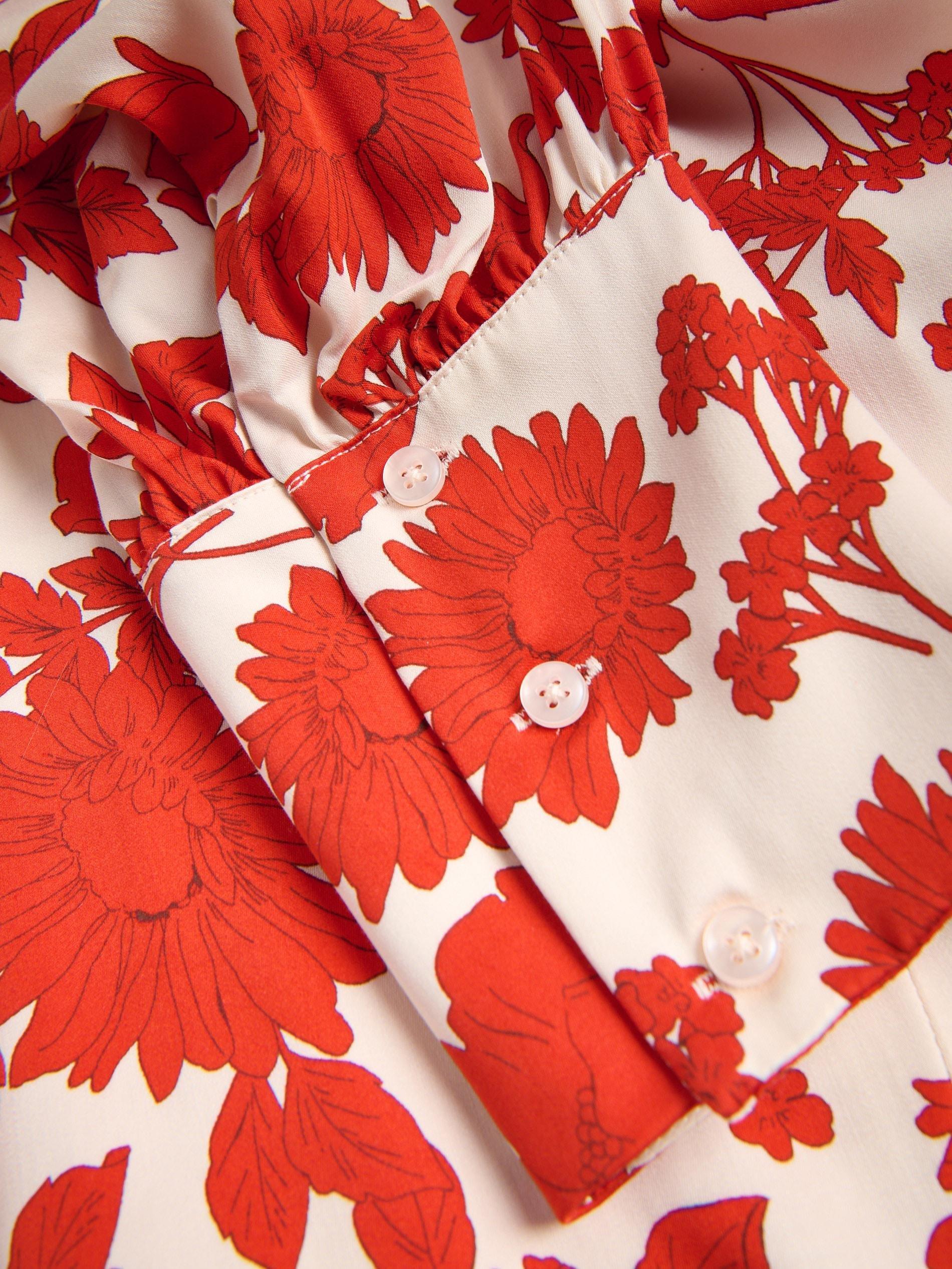 Multicolour Patterned Midi Dress, Multicolor, large image number 5