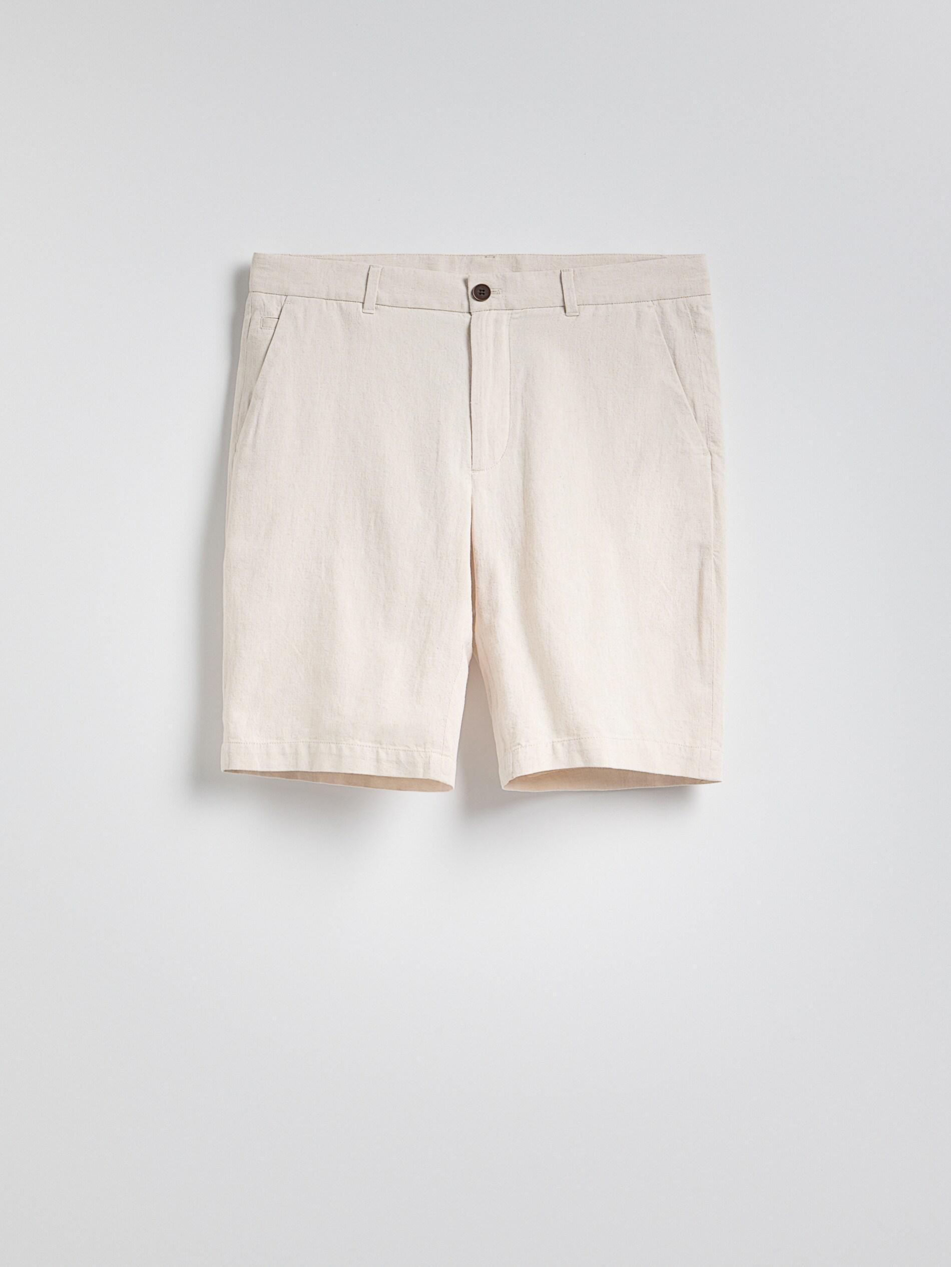 Beige Regular-Fit Chino Shorts, Beige, large image number 0