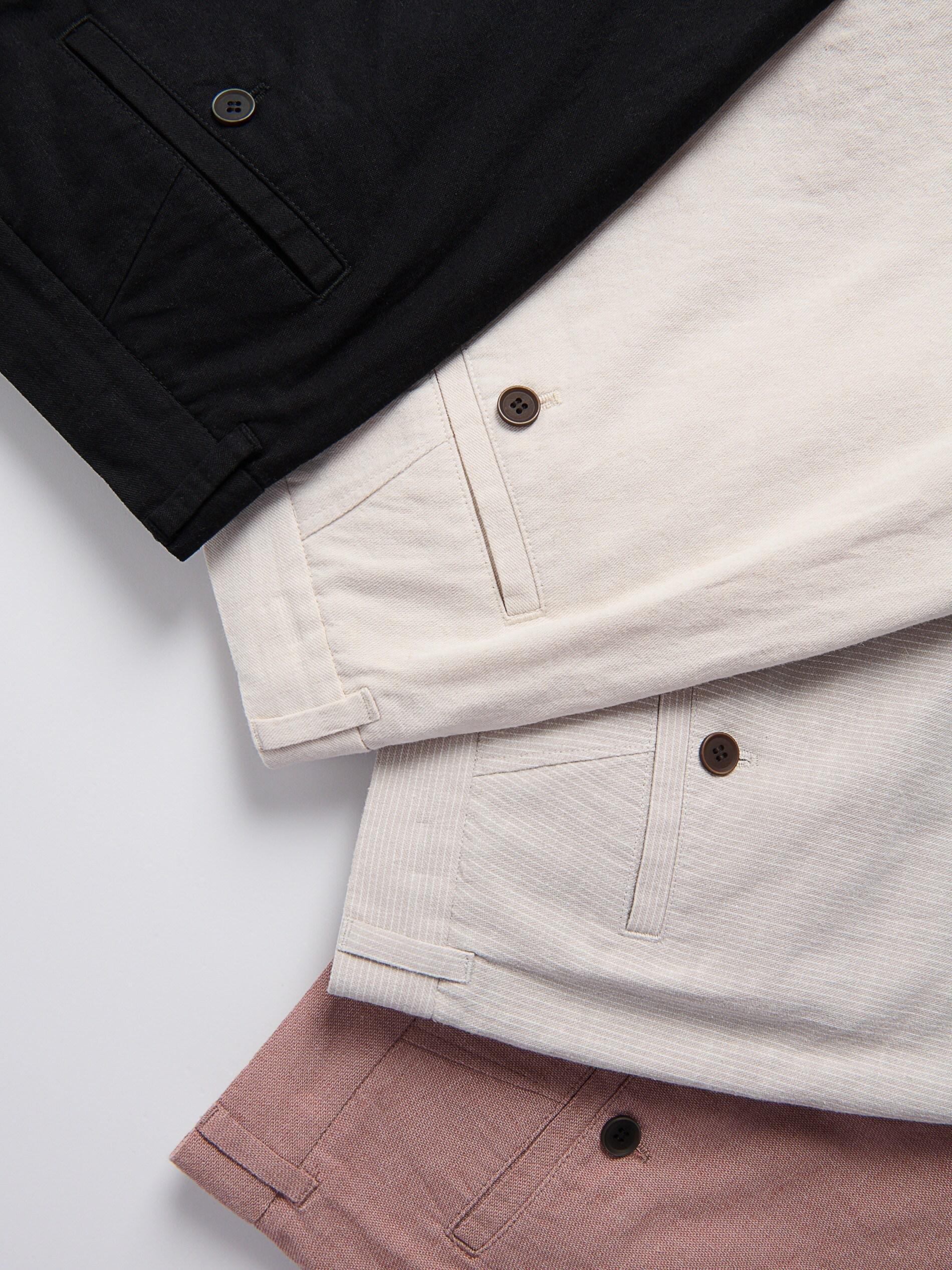 Grey Regular-Fit Chino Shorts, Grey, large image number 4
