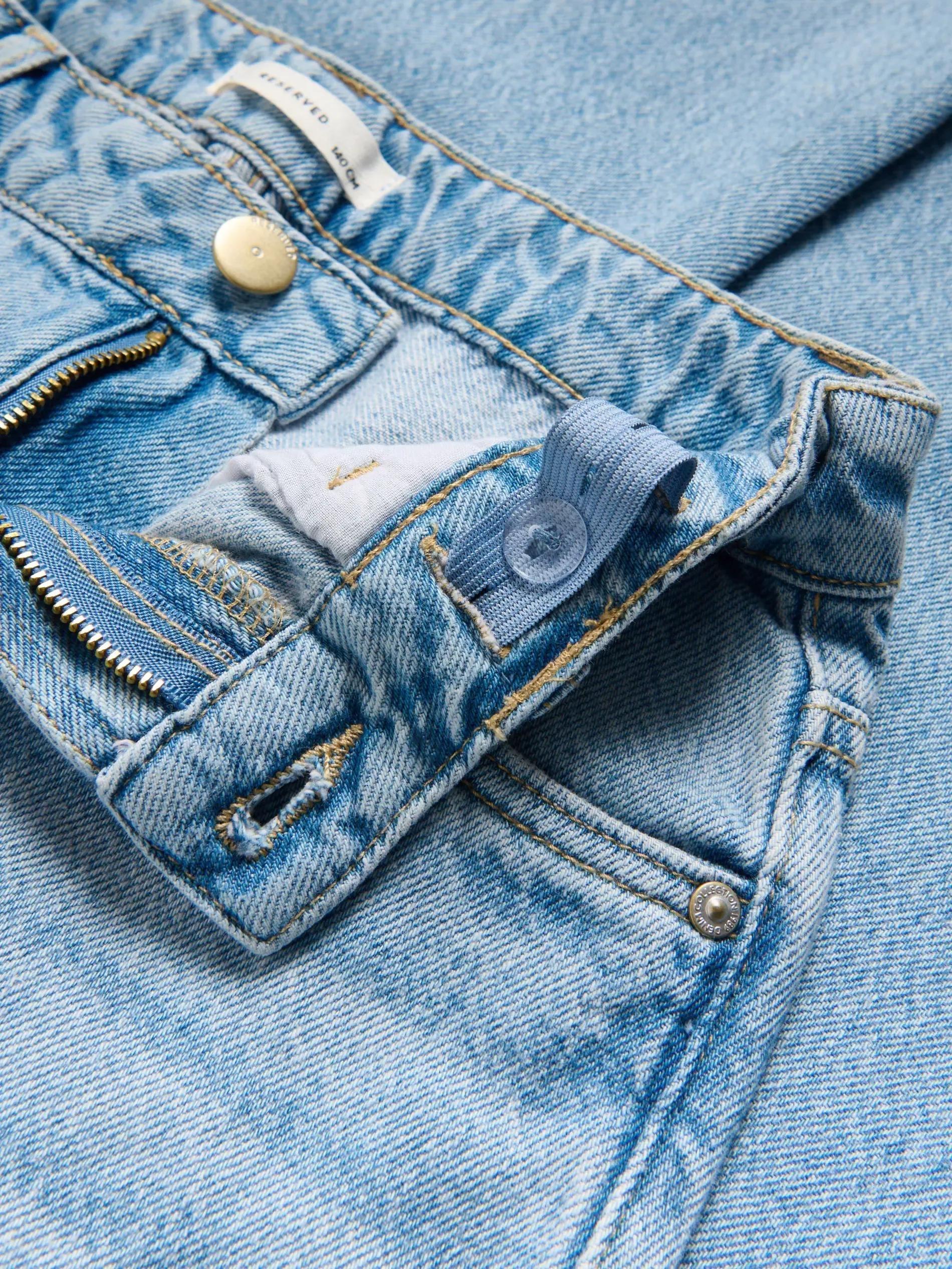 Blue Straight Fit Jeans, Blue, large image number 1