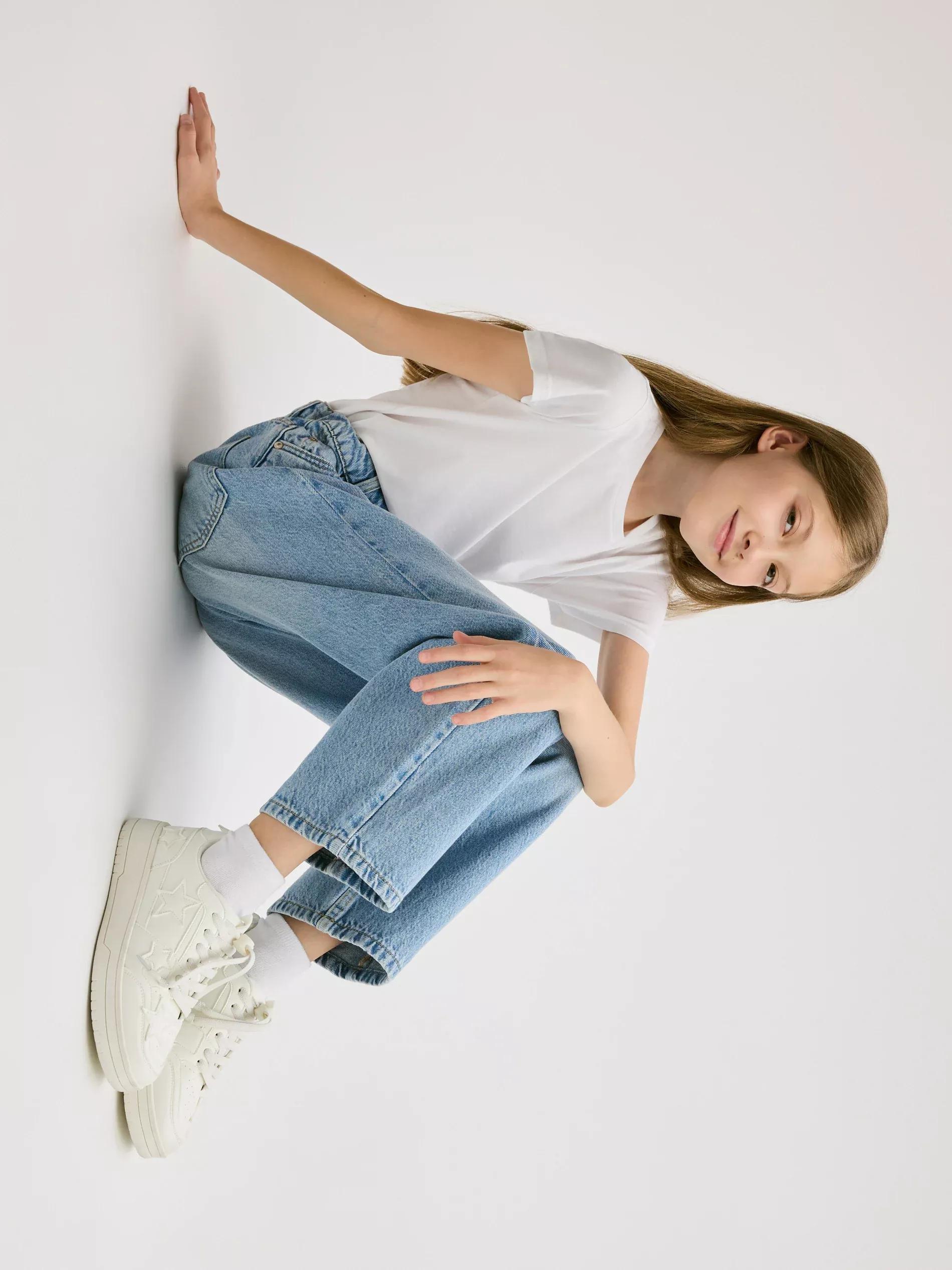 Blue Straight Fit Jeans, Blue, large image number 5