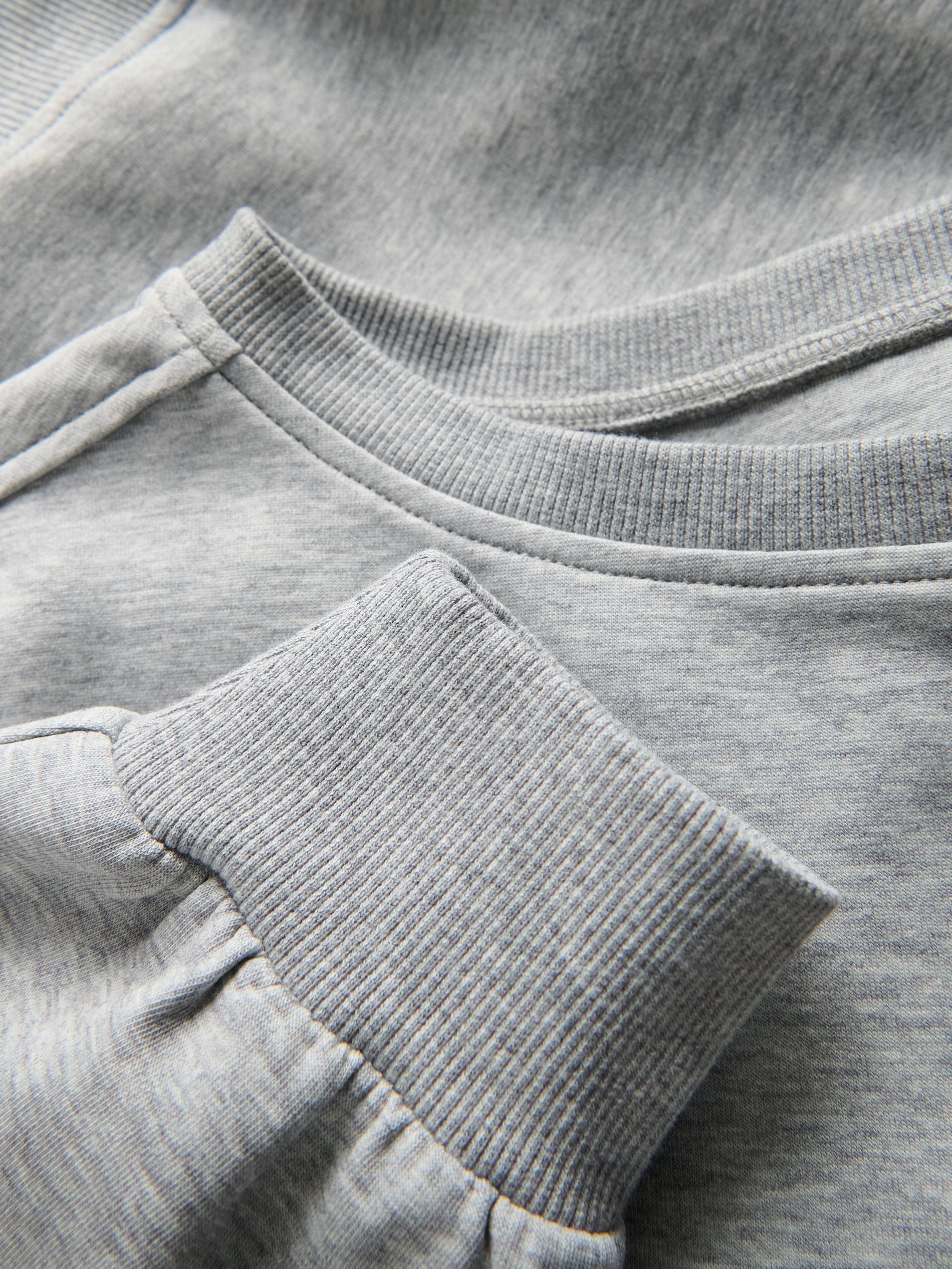 Grey Open Shoulder Blouse, Light grey, large image number 5