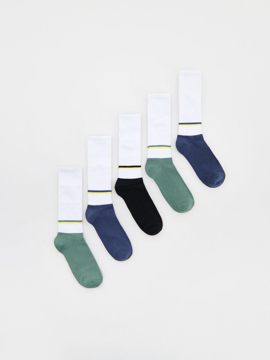 Blue Socks Multi, Kids Boy, , large image number 0