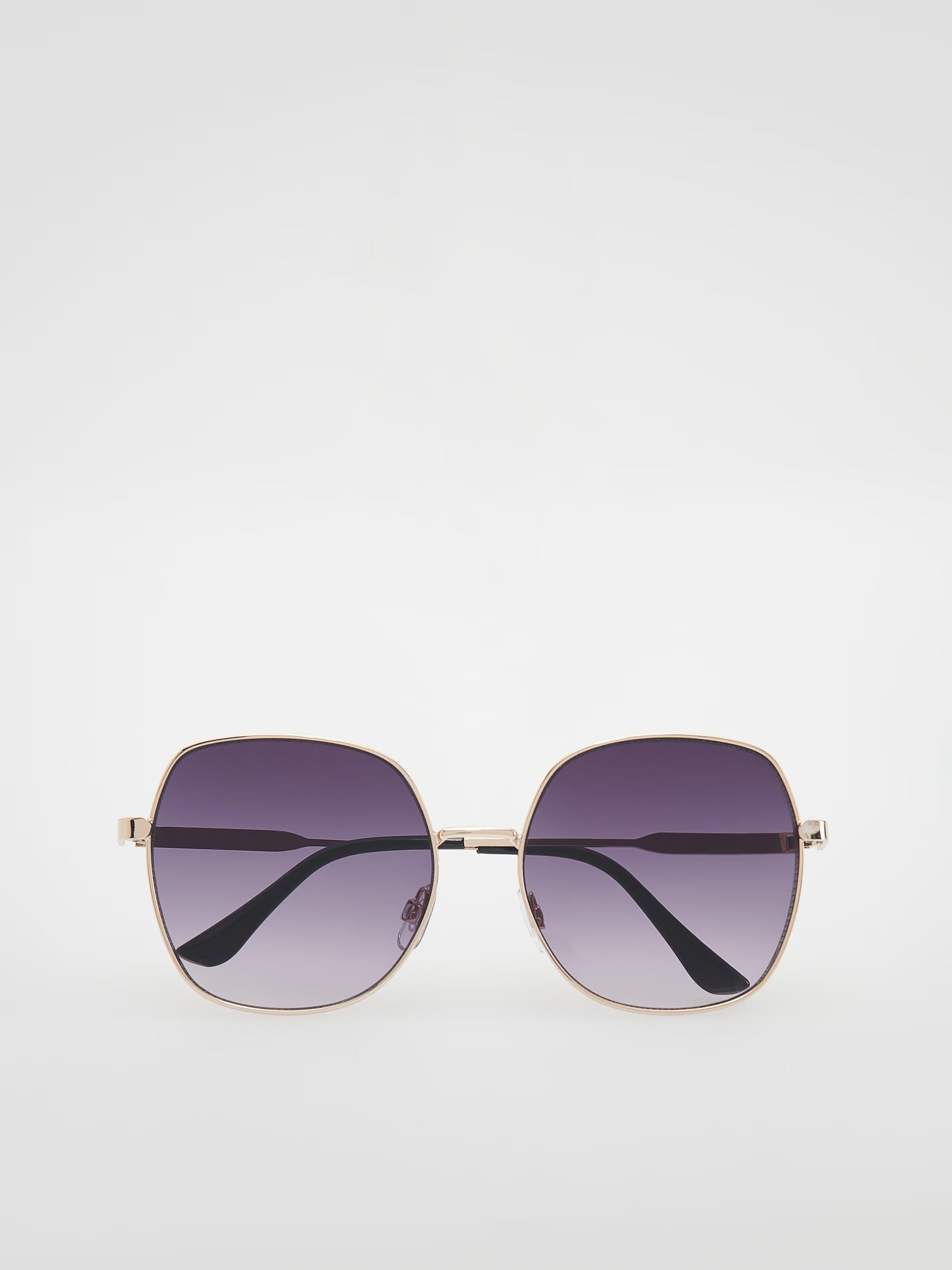 Black Large Sunglasses, Black, large image number 1