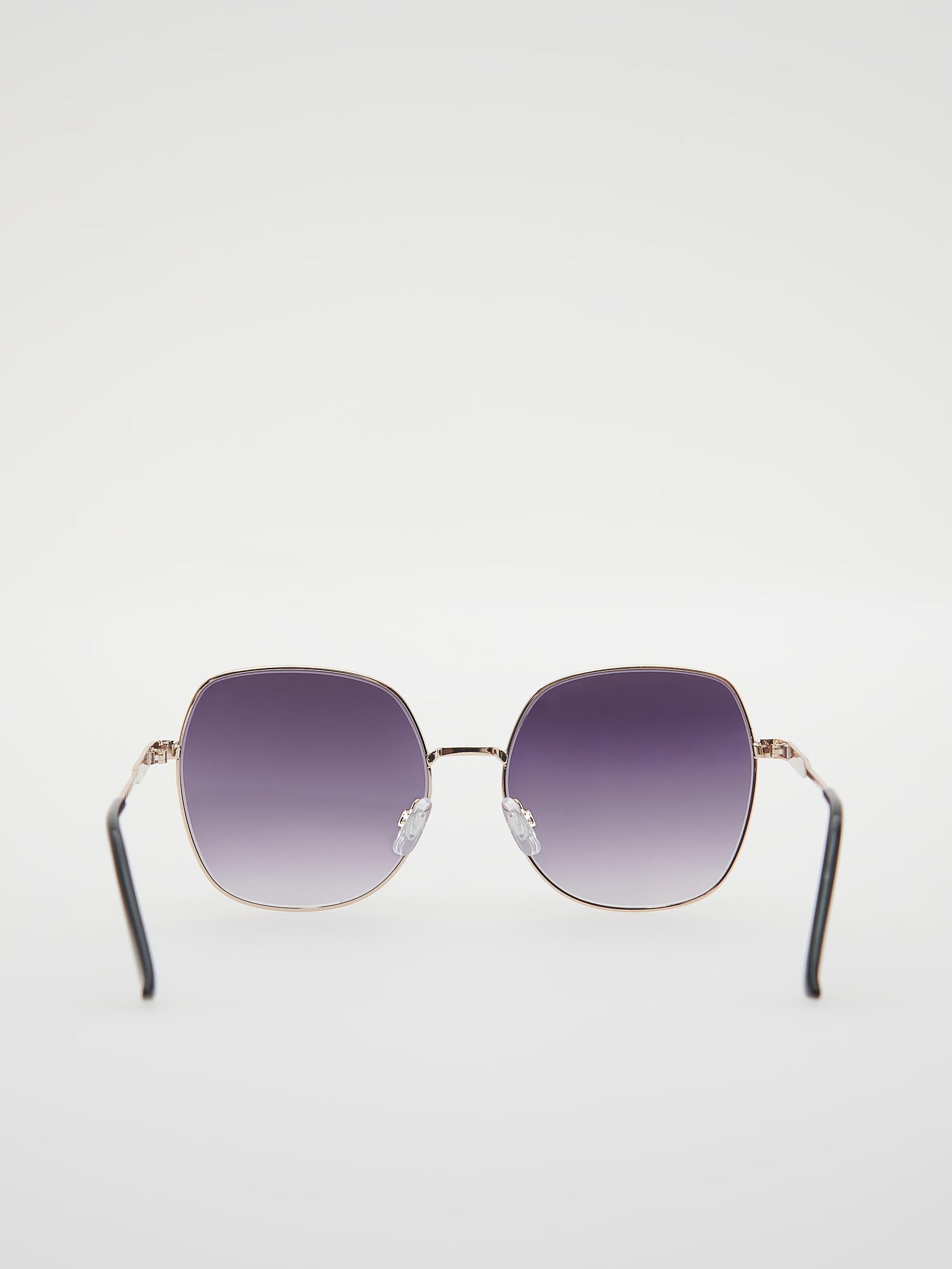 Black Large Sunglasses, Black, large image number 4