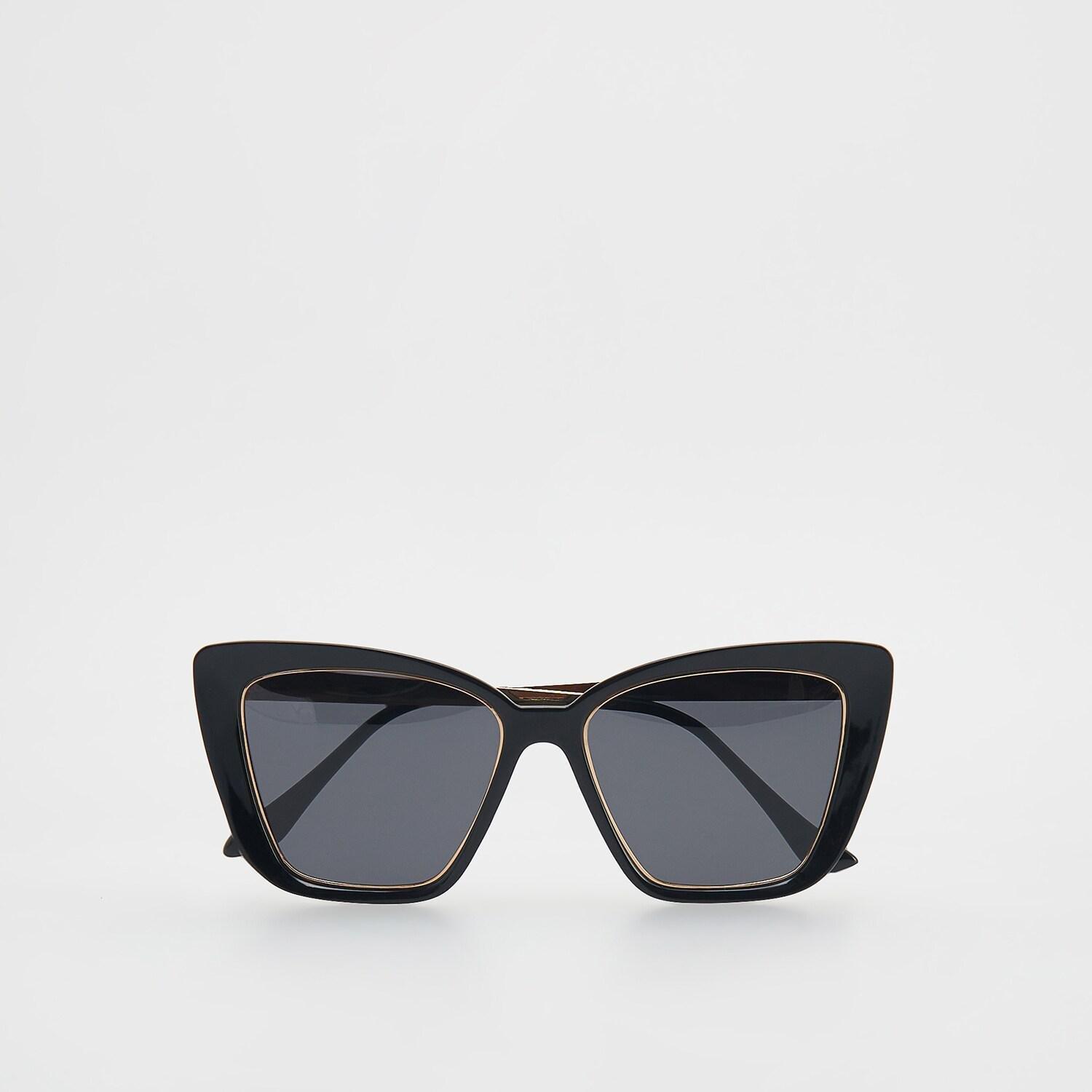 Black Polarized Sunglasses, Black, large image number 0