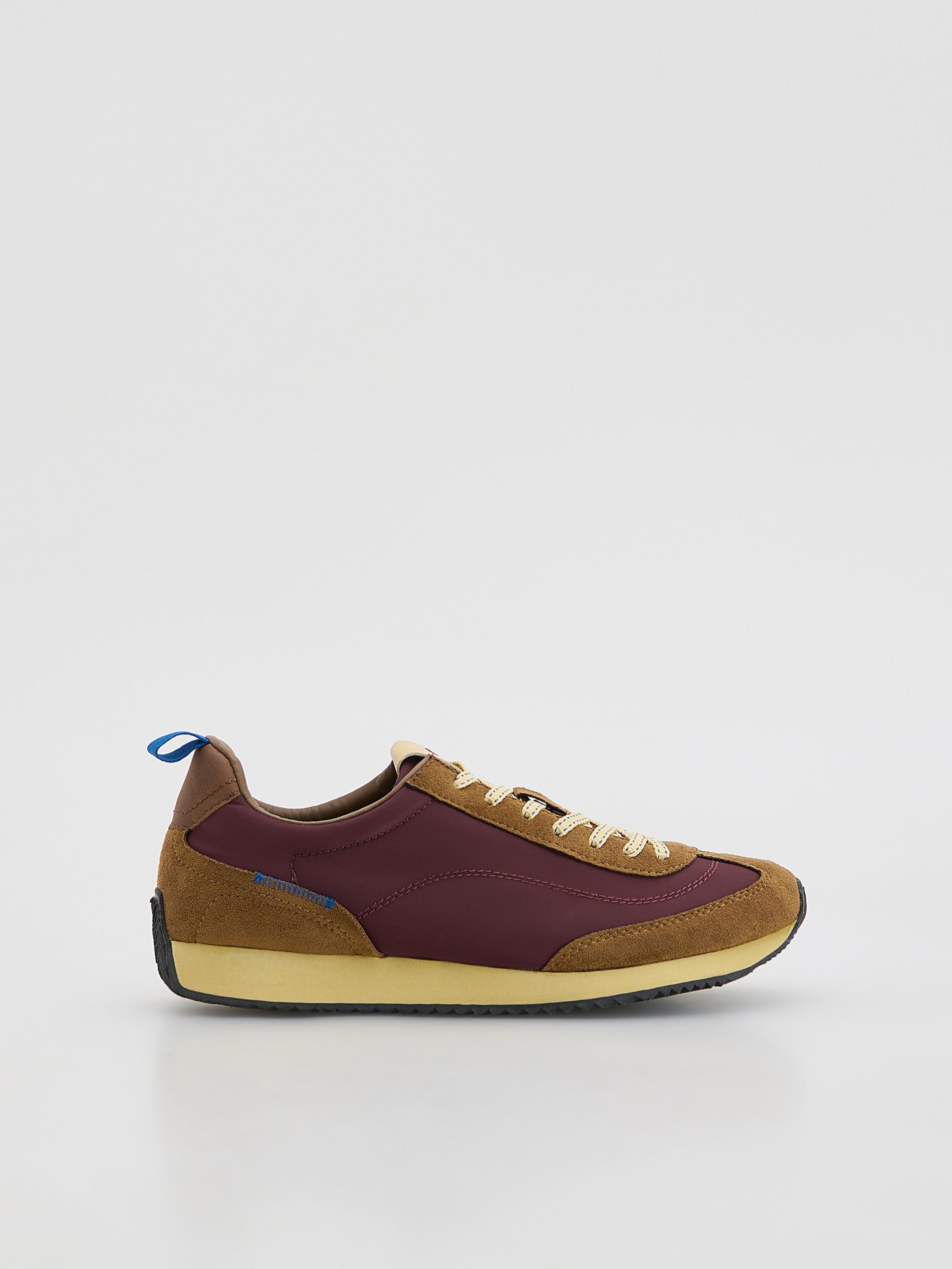 Multicolour Combined Materials Sneakers, Multicolor, medium