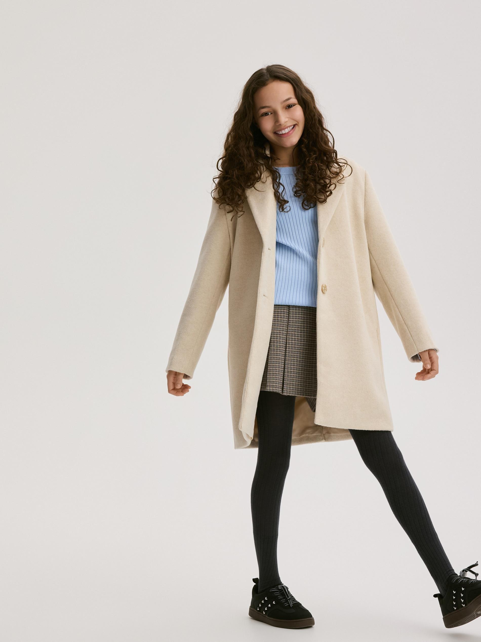 Blue Rib Knit Jumper, Blue, large image number 3