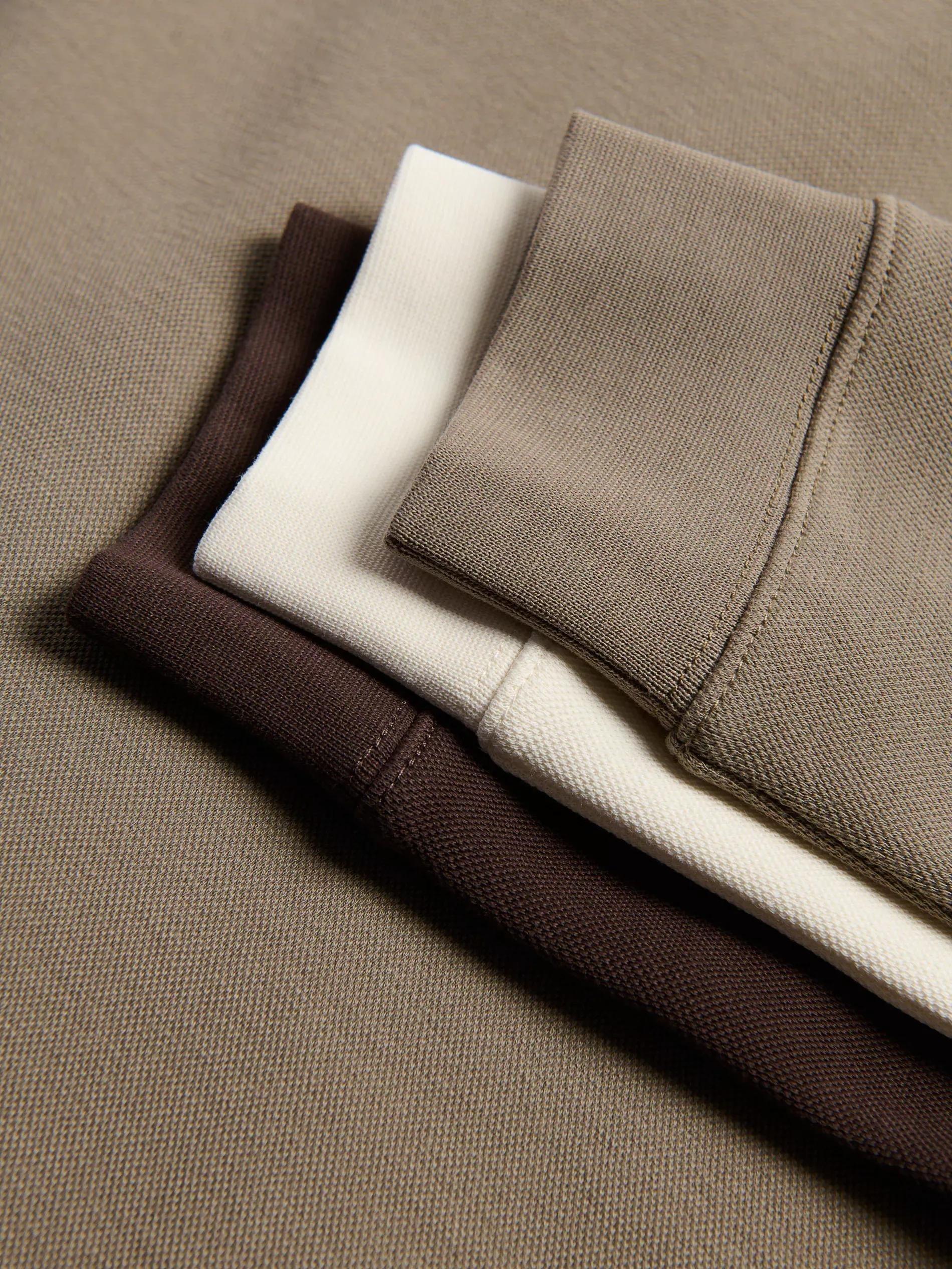 Cream Sweatshirt With Stand Up Collar, Ivory, large image number 5