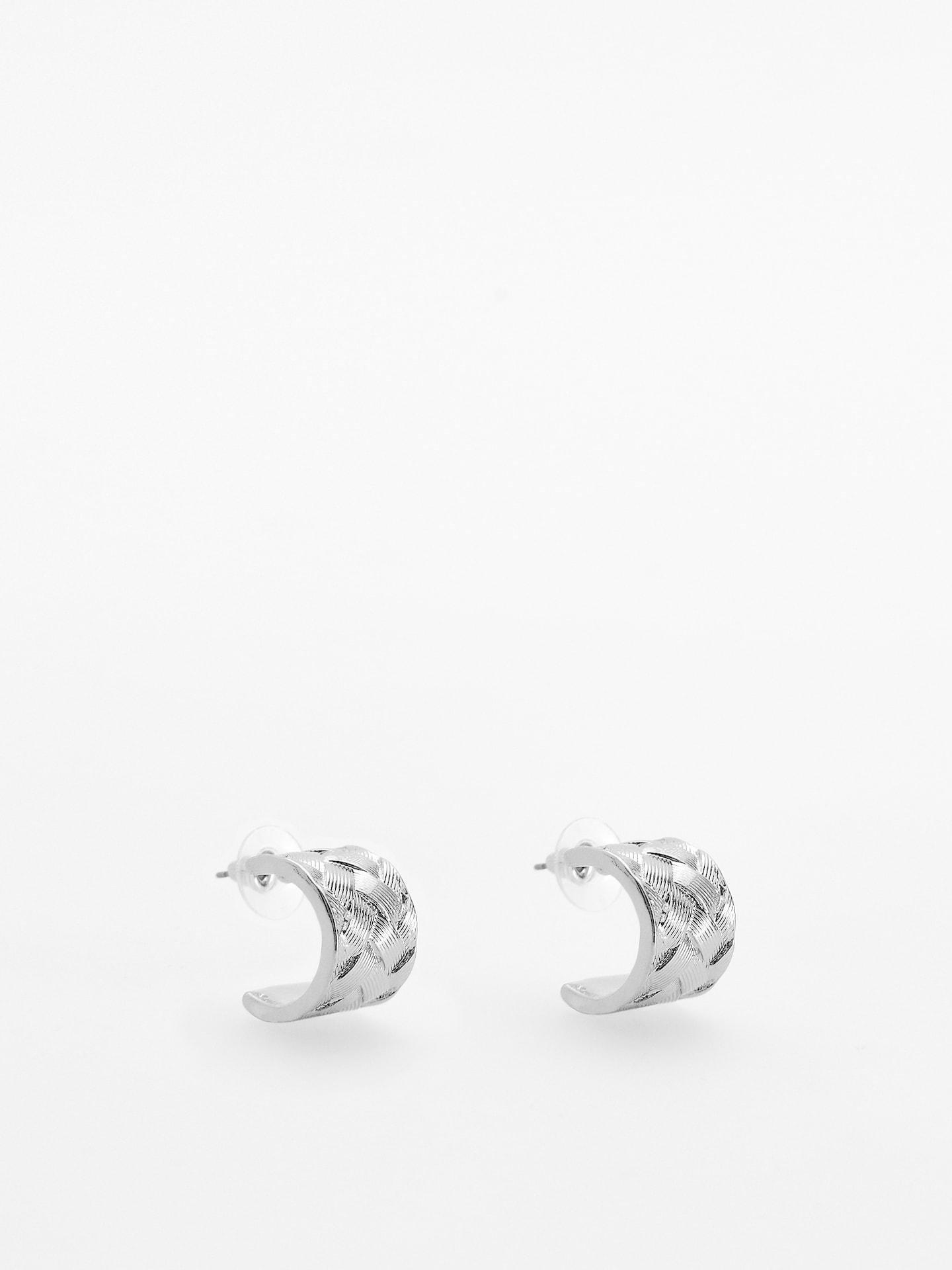 Silver Earrings, Silver, large image number 0
