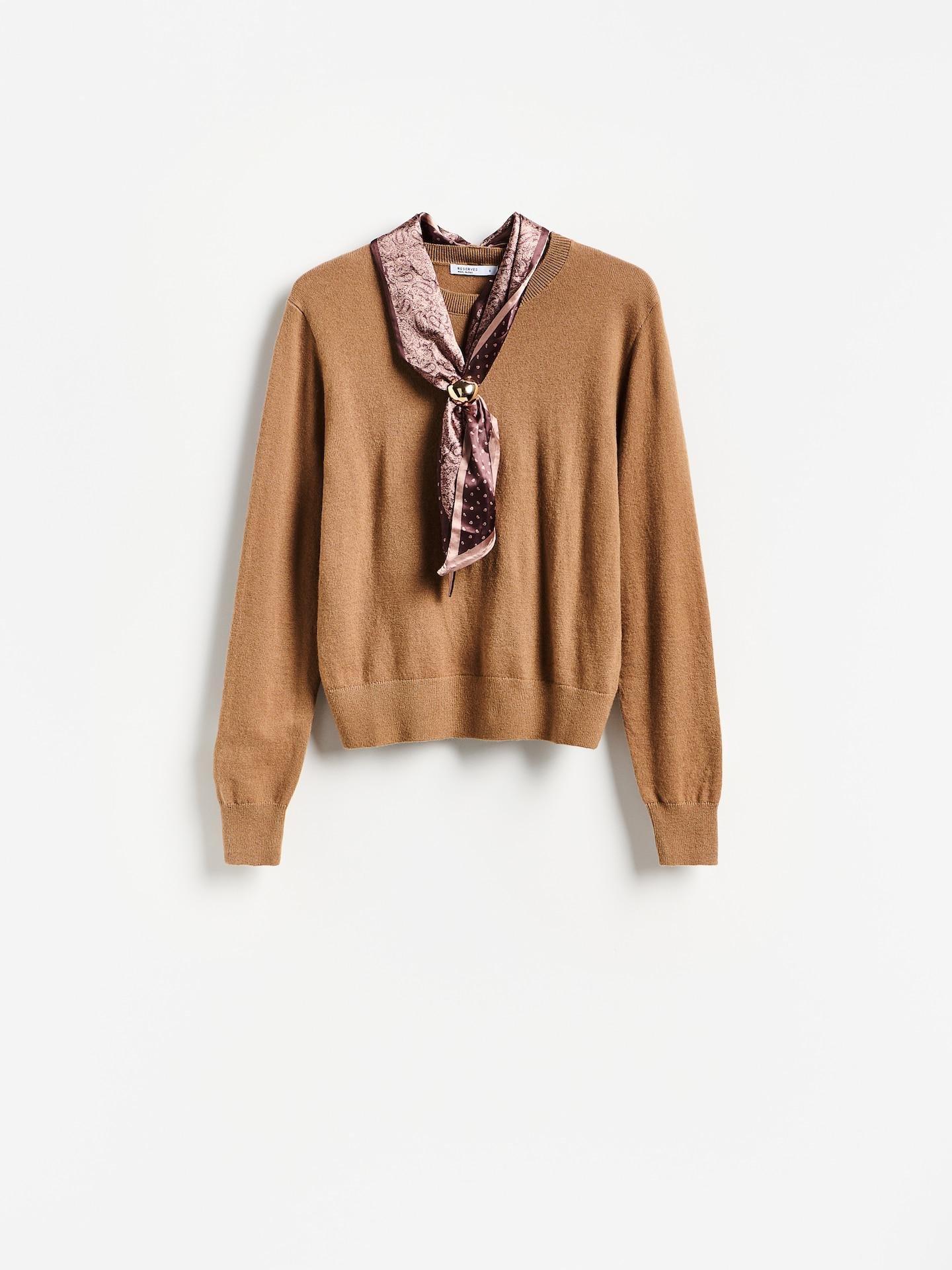 Beige Jumper With Wool Blend, Beige, medium