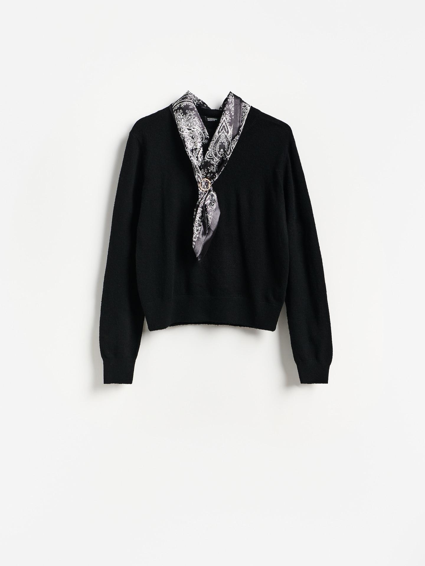 Black Jumper With Wool Blend, Black, medium