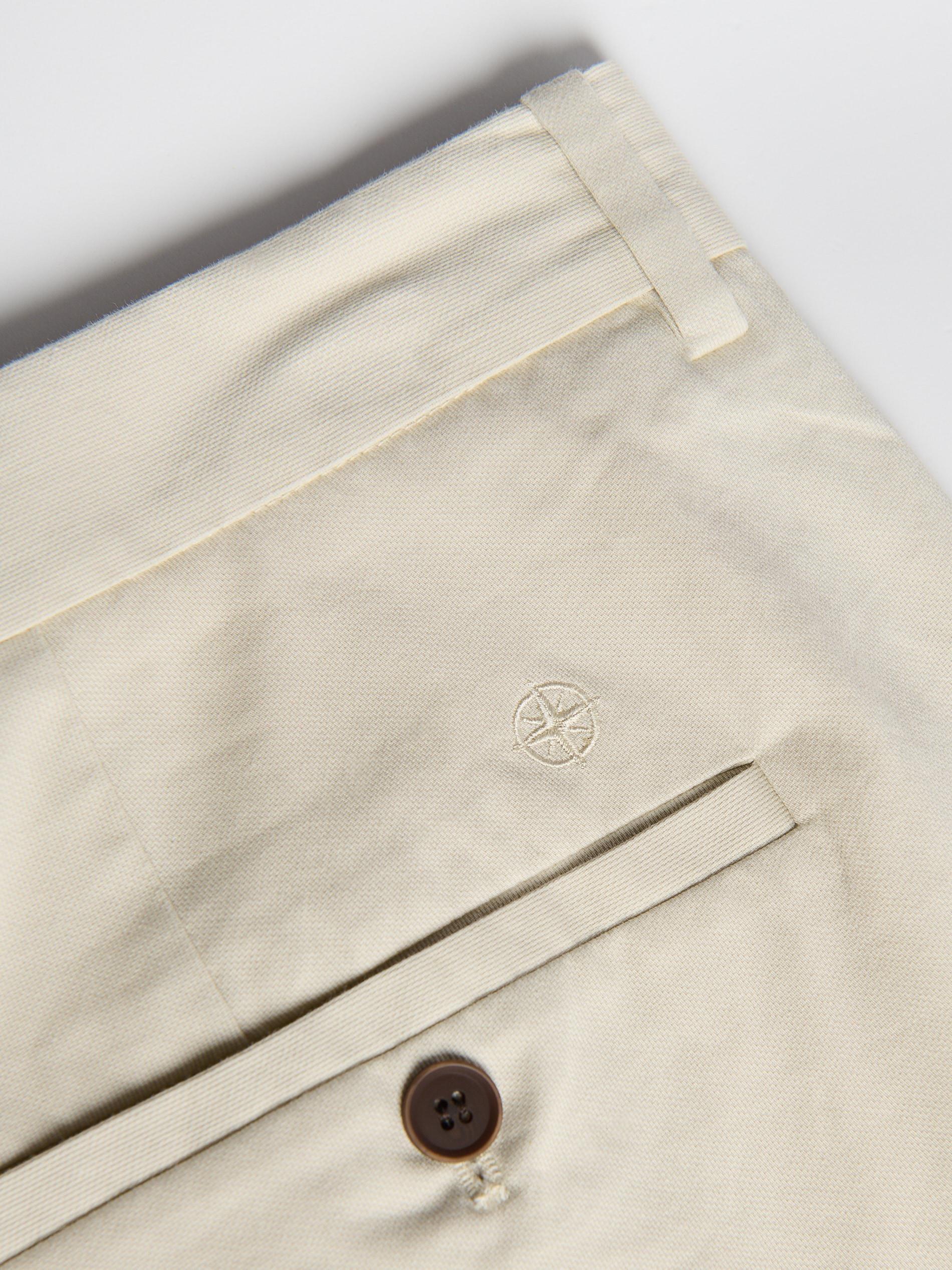 Beige Regular Shorts With Lyocell, Beige, large image number 1