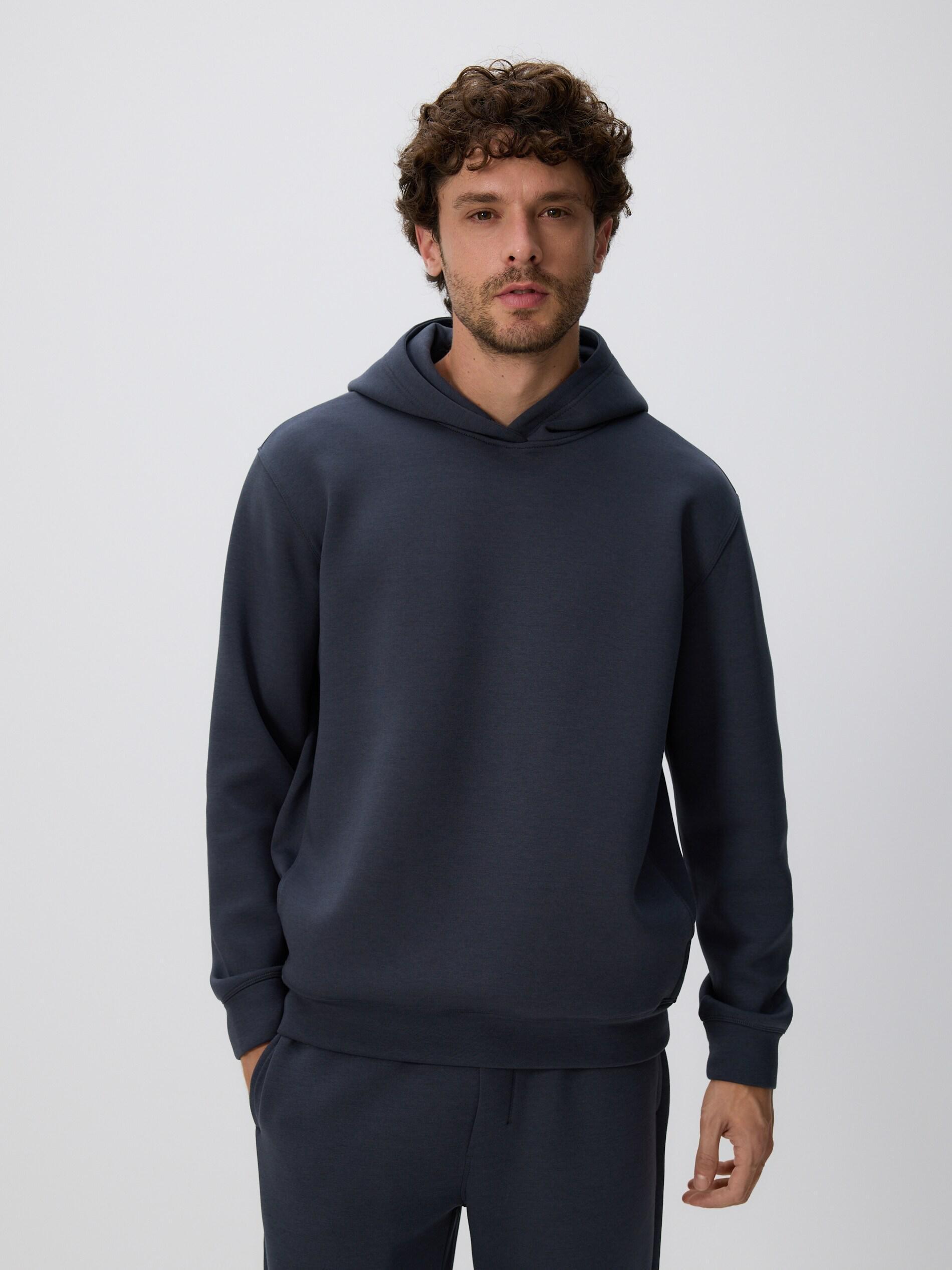 Grey Regular Fit Hoodie, Grey, medium