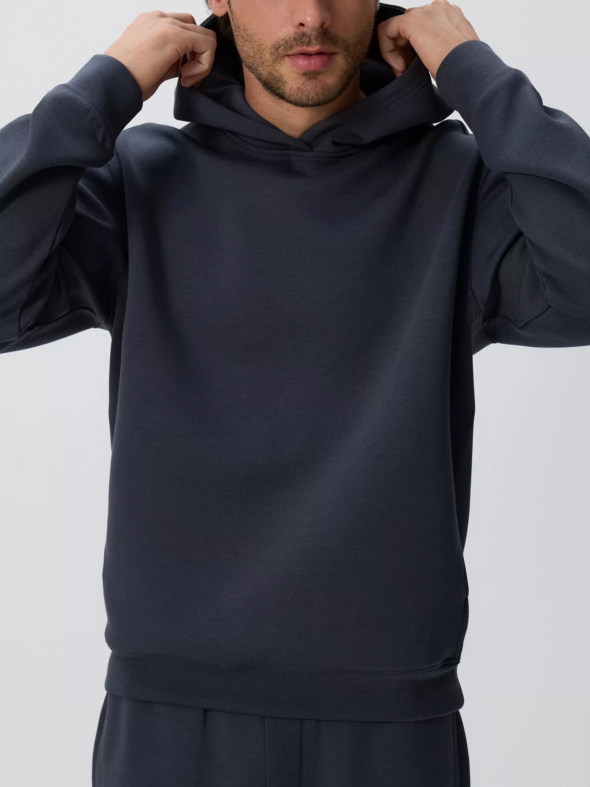 Grey Regular Fit Hoodie, Grey, large image number 3