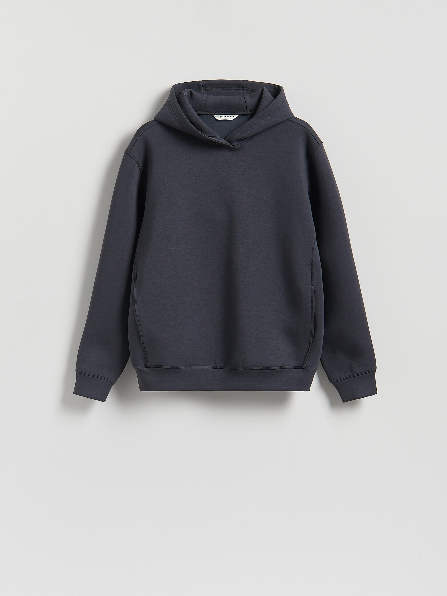 Grey Regular Fit Hoodie, Grey, large image number 4