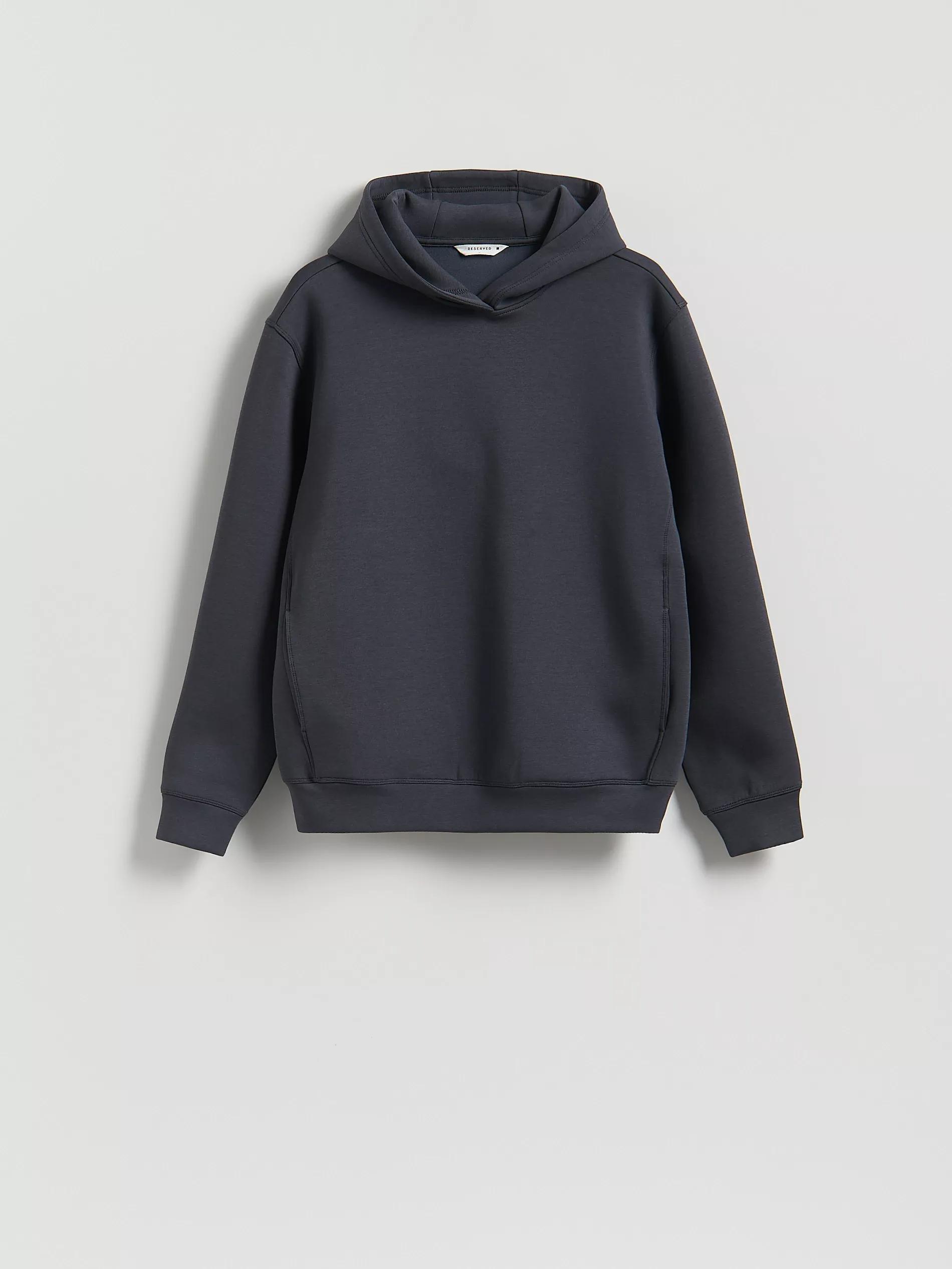 Grey Regular Fit Hoodie, Grey, large image number 4