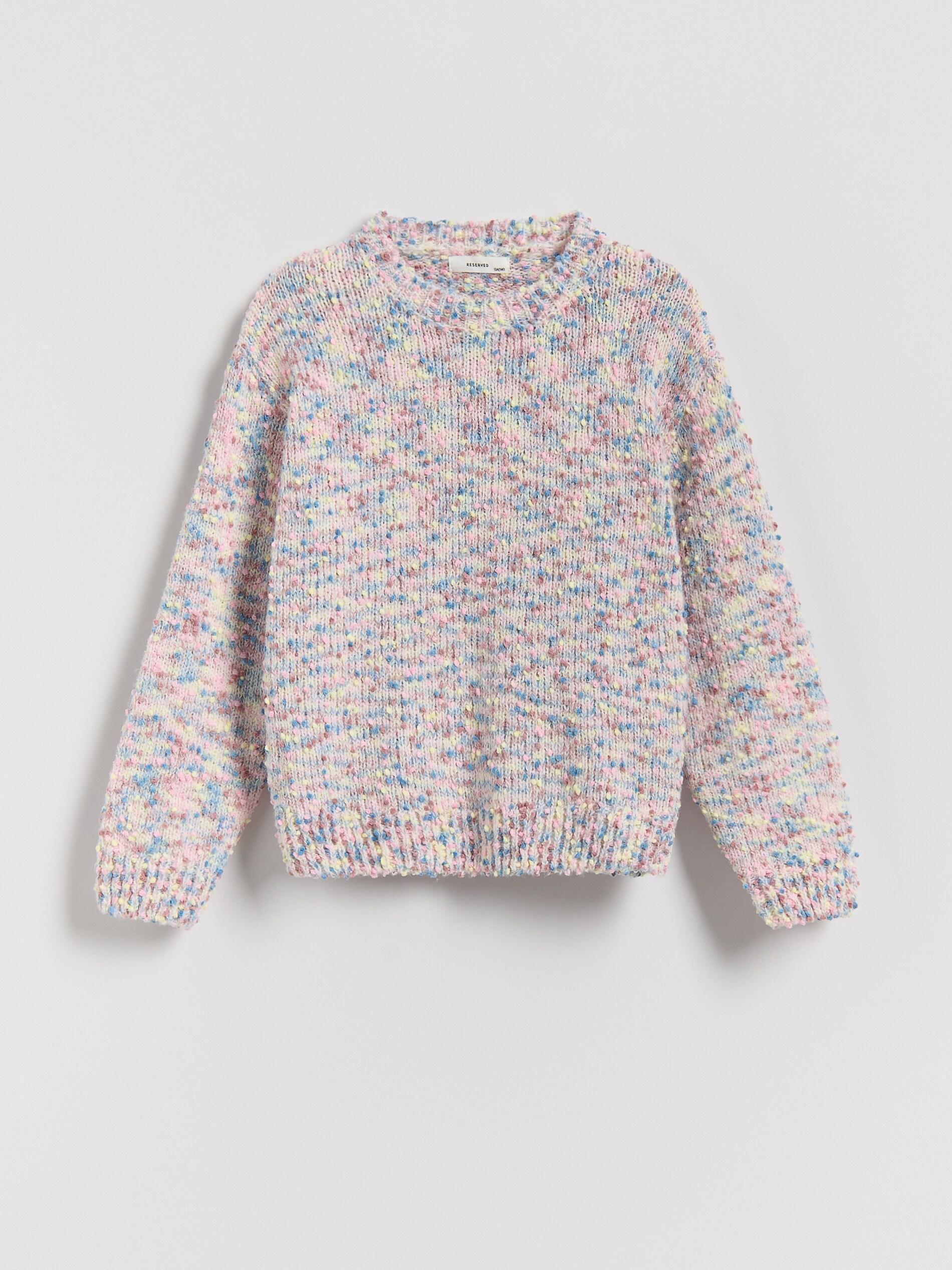 MULTICOLOR Sweater with colorful pattern, Multicolor, large image number 0