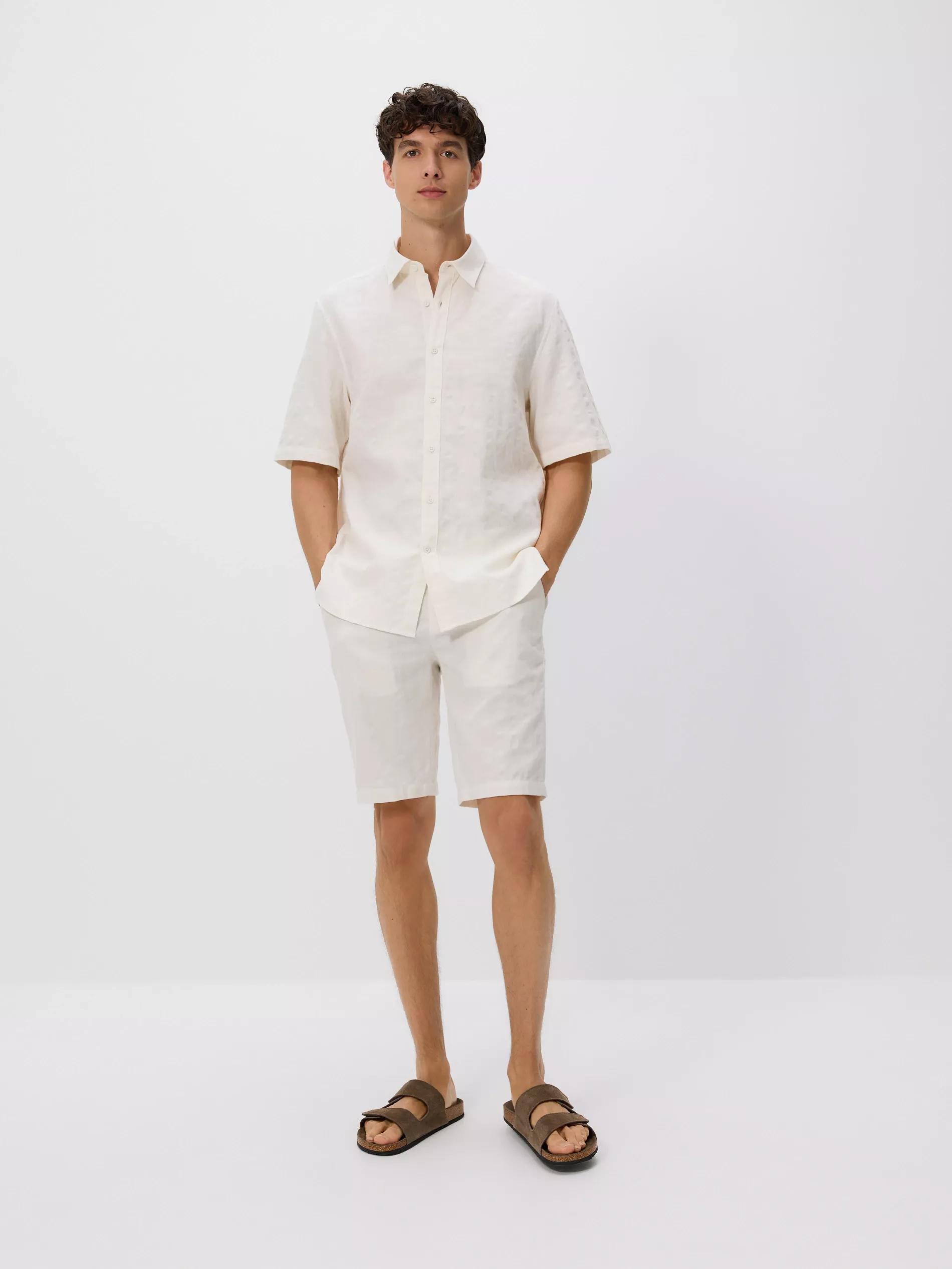 White Shorts, White, medium