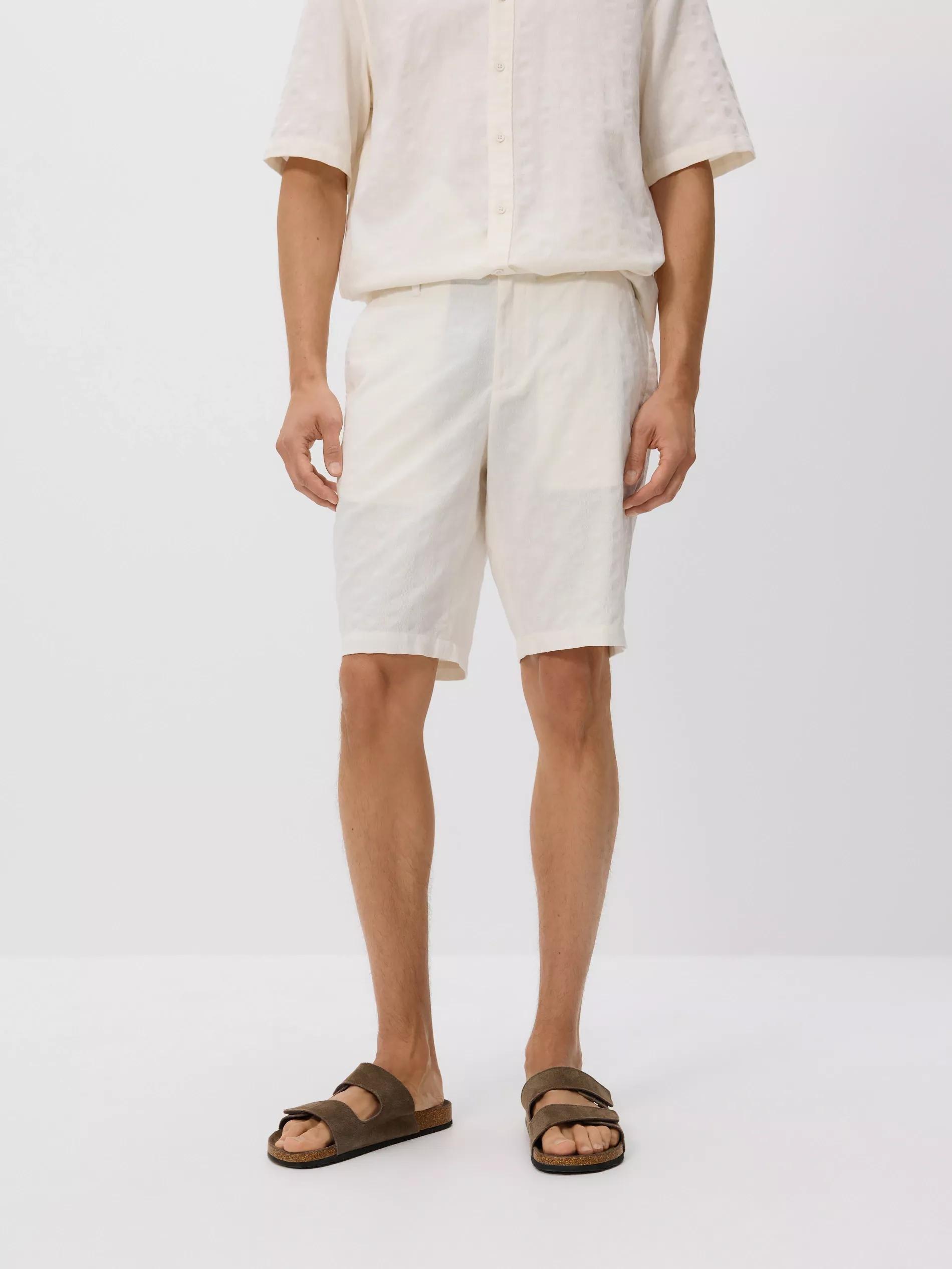 White Shorts, White, medium