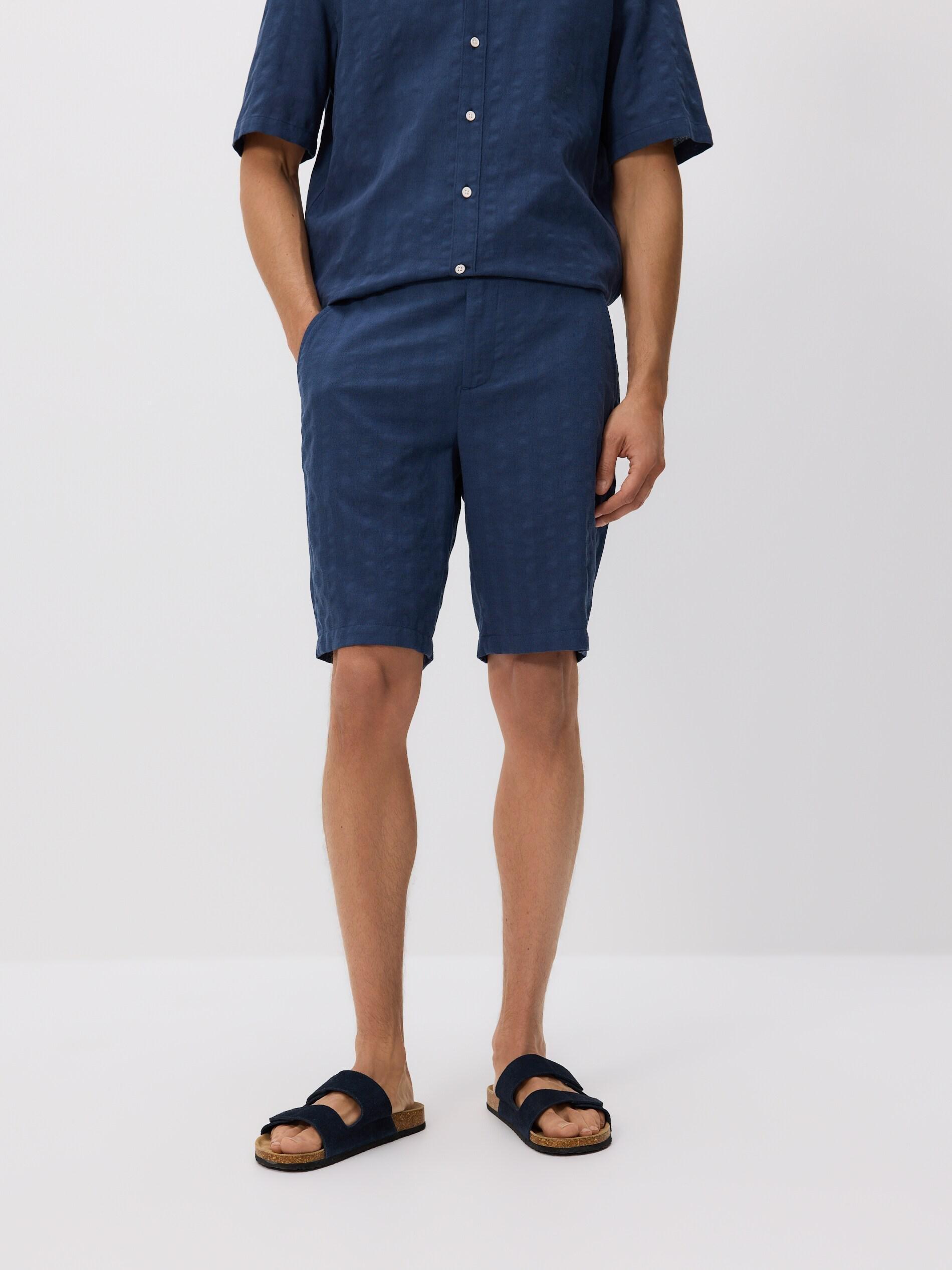 Blue Shorts, Blue, medium