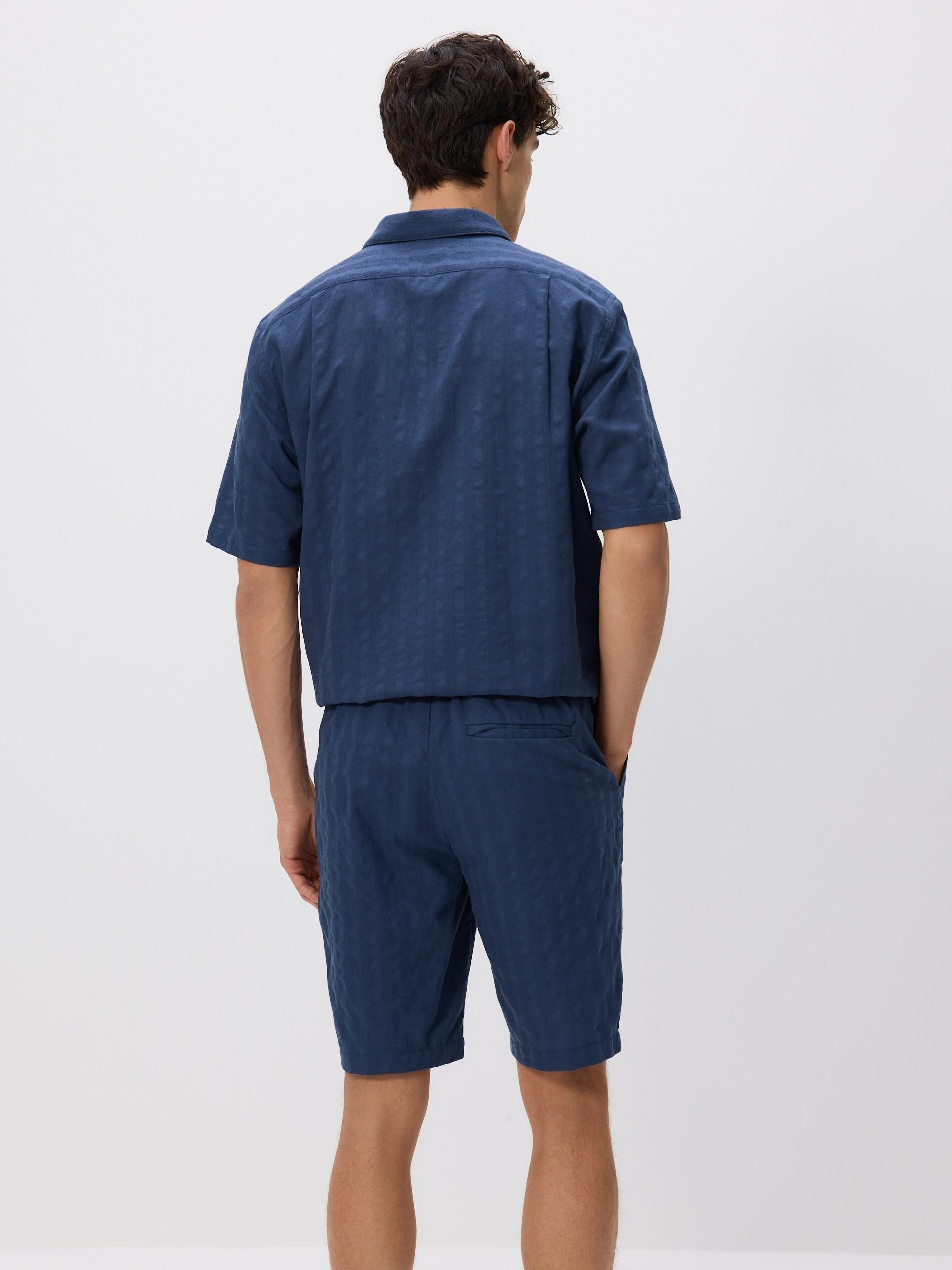 Blue Shorts, Blue, medium