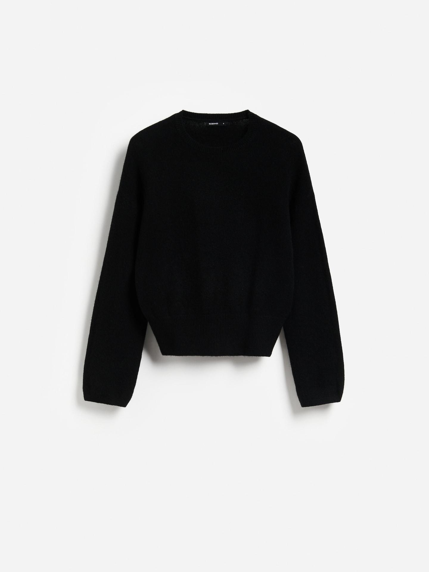 Black Jumper With Dropped Shoulders, Black, large image number 3