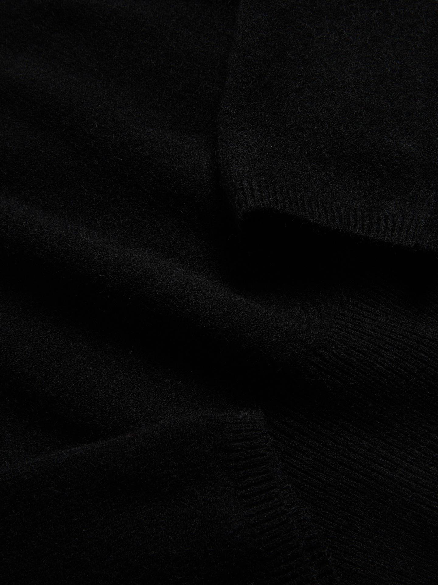 Black Jumper With Dropped Shoulders, Black, large image number 4