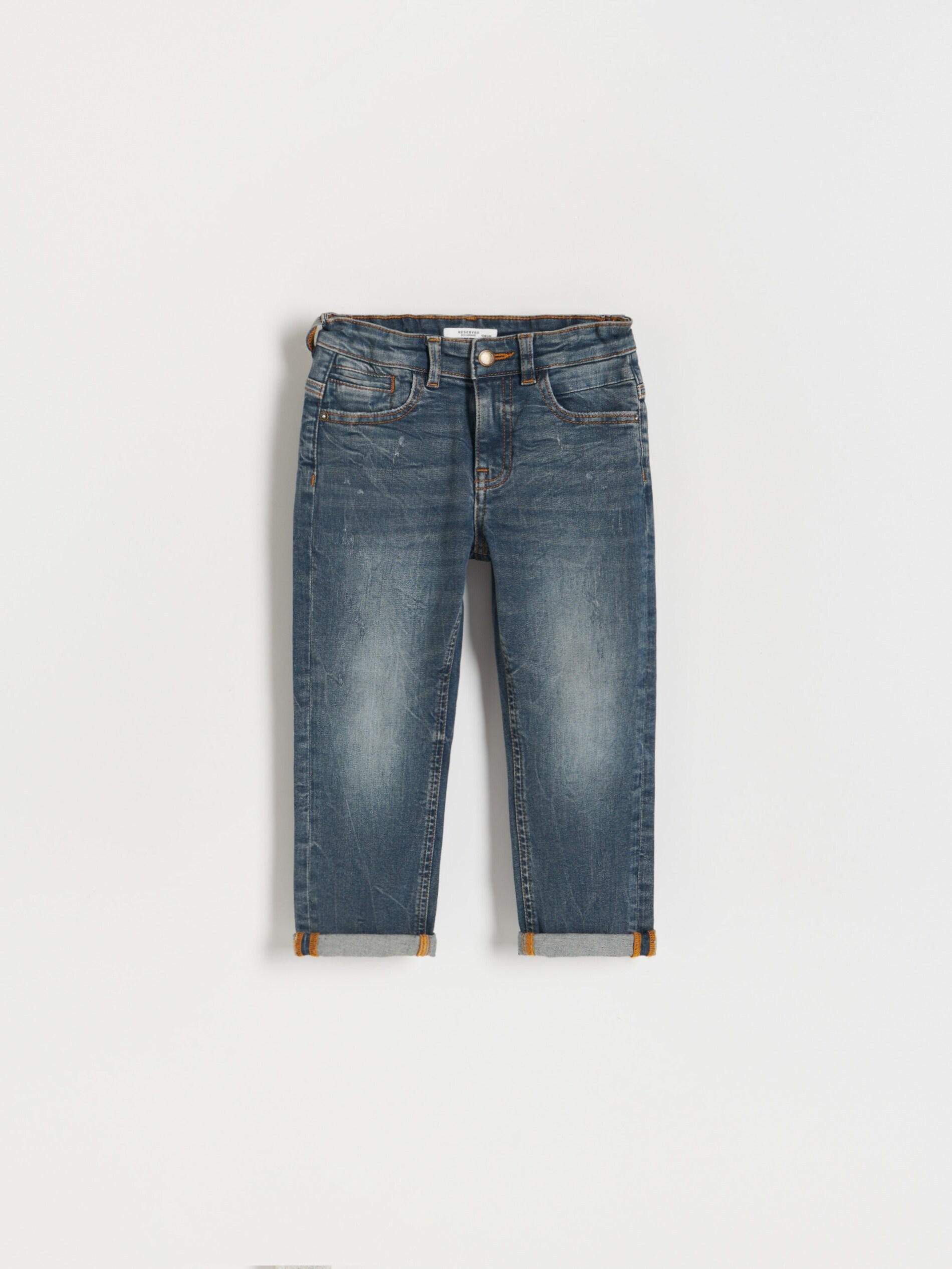 Navy Blue Regular Stretch Jeans, Boys, , large image number 3