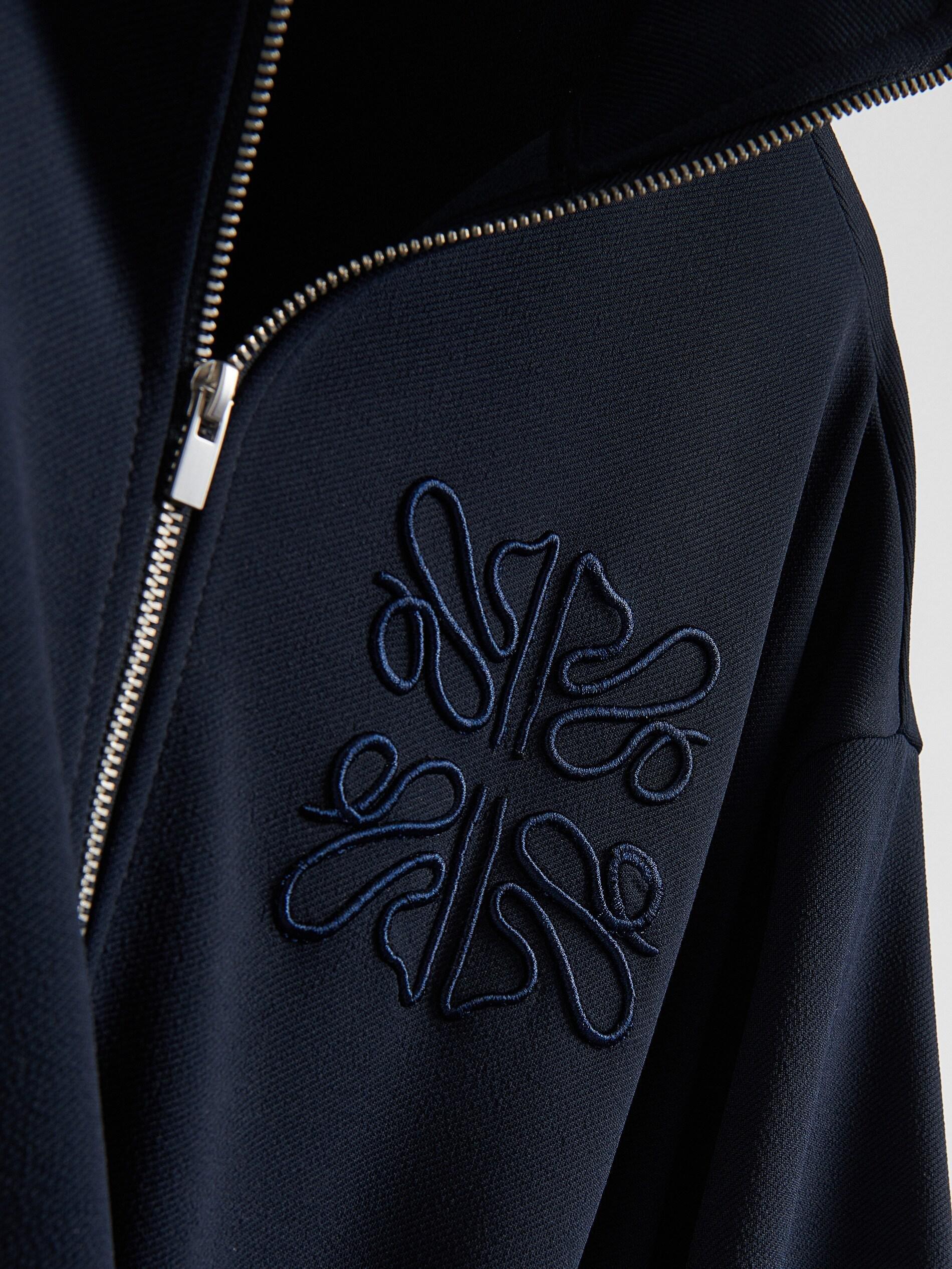 Navy Sweatshirt With Embroidery Detailing, Navy, large image number 5