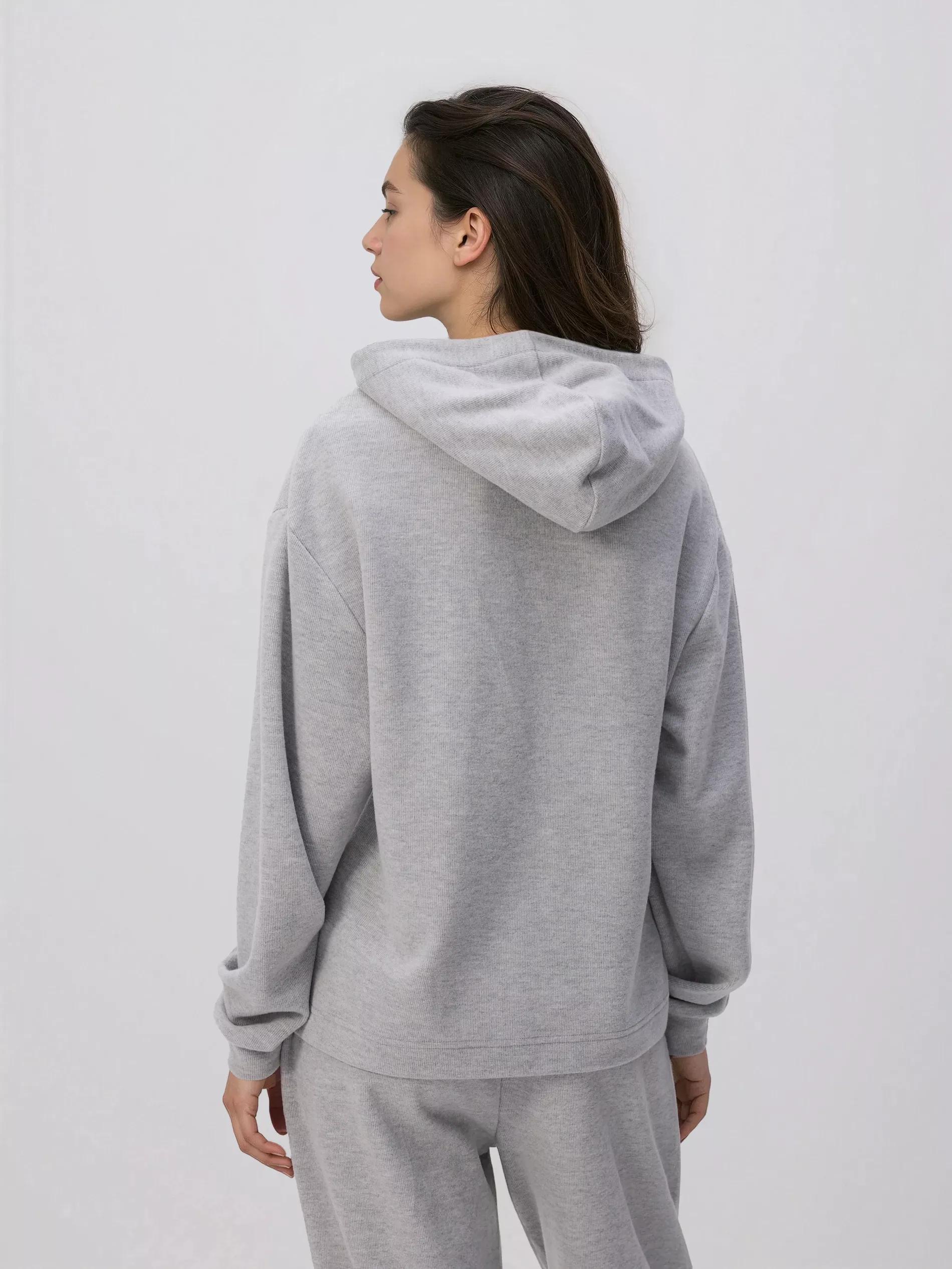 LIGHT GREY Hoodie, Light grey, large image number 1