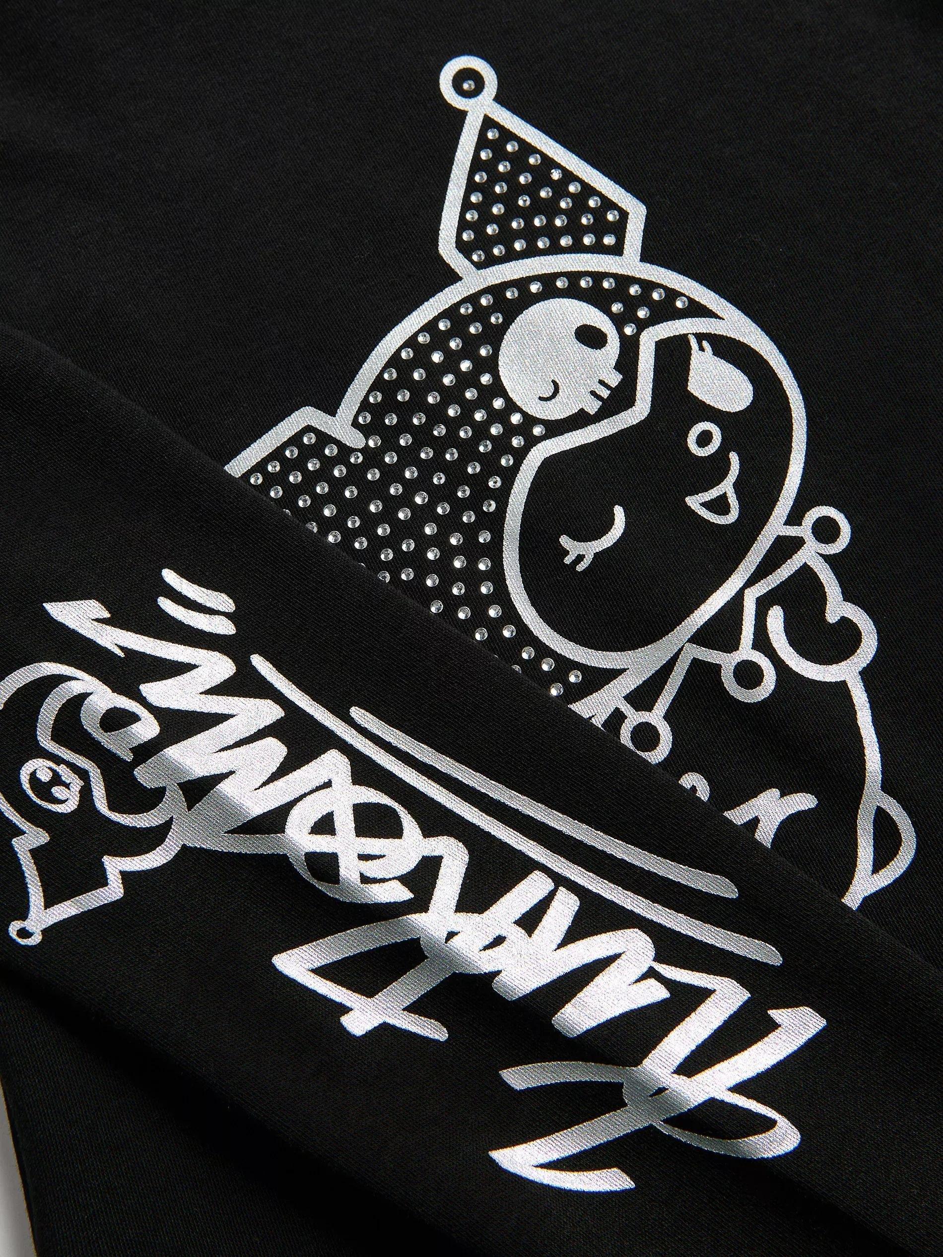 Black Blouse, Kids Girl, Black, medium