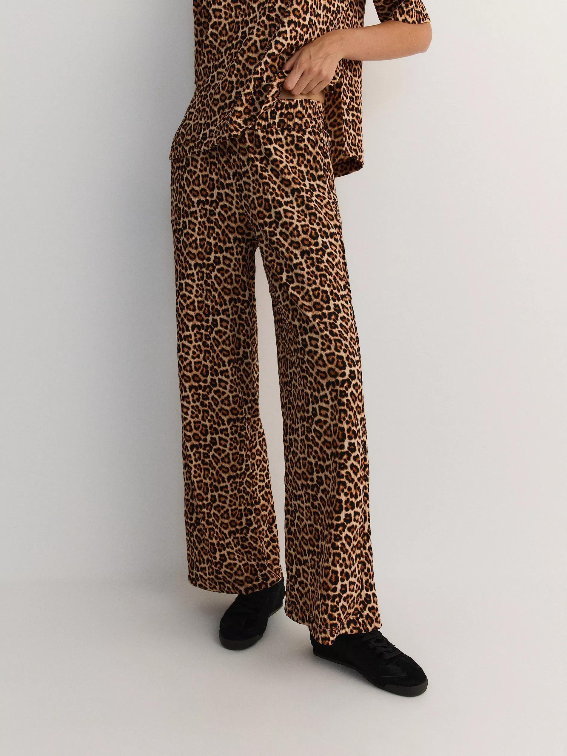 Multicolour Patterned Trousers, , large image number 2