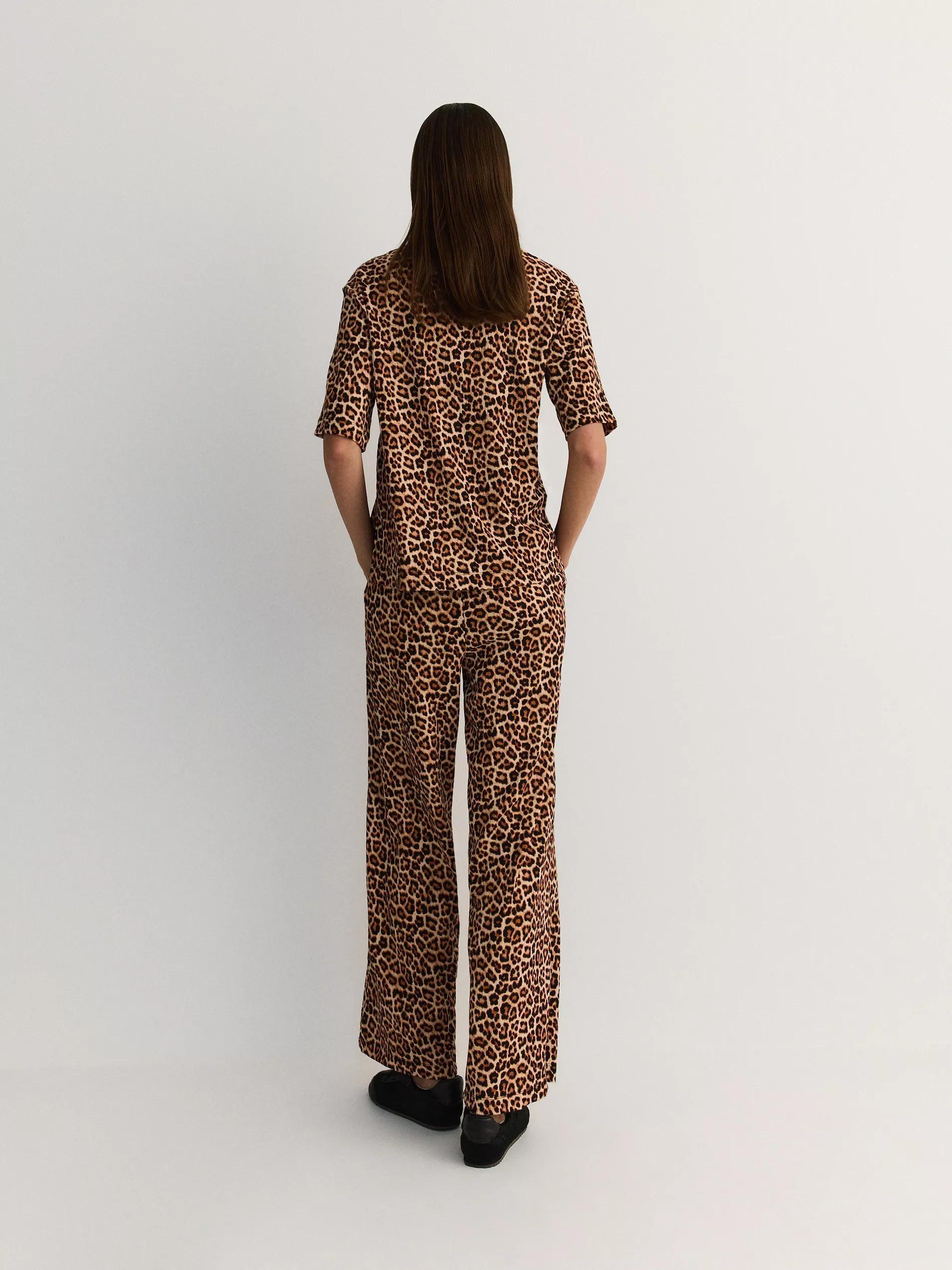 Multicolour Patterned Trousers, , large image number 4