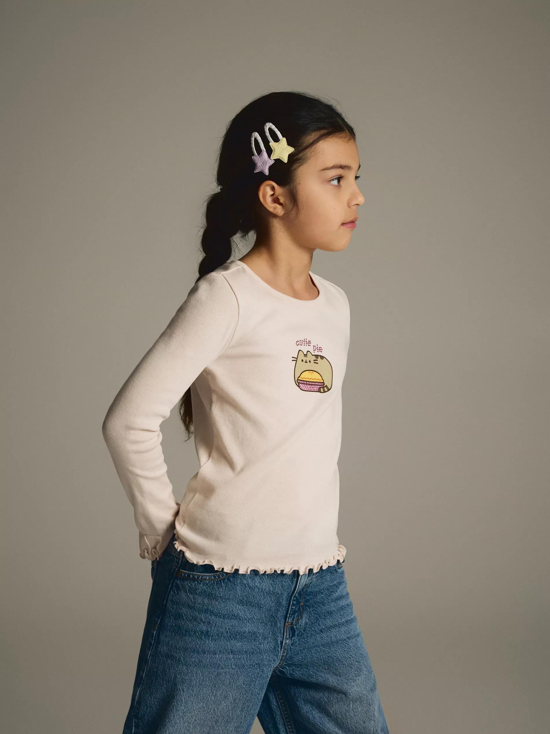 Pink Pusheen T-Shirt, Pink, medium